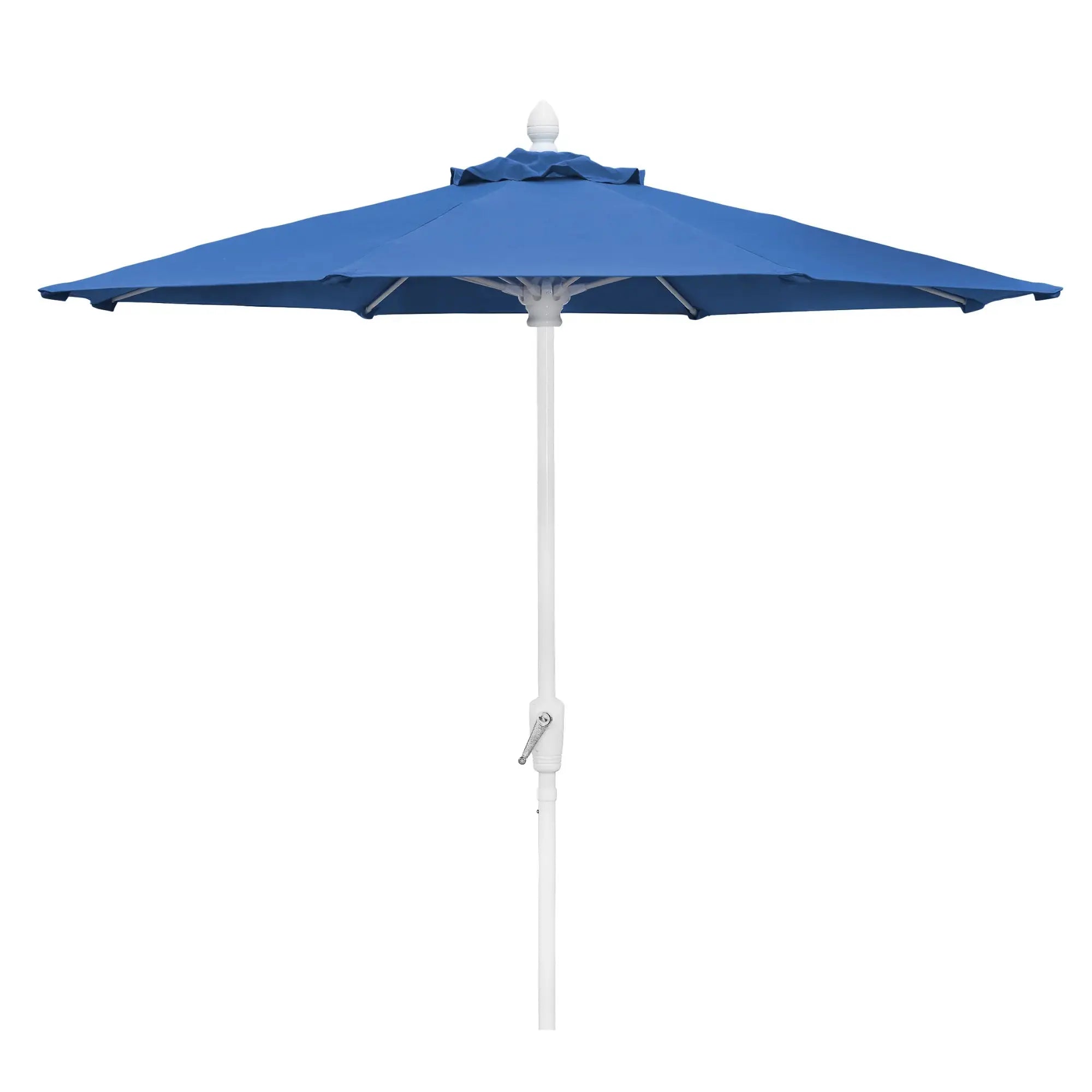 FiberBuilt 9' Oct Patio Umbrella – Crank Lift – Solution-Dyed Poly Canopy FiberBuilt