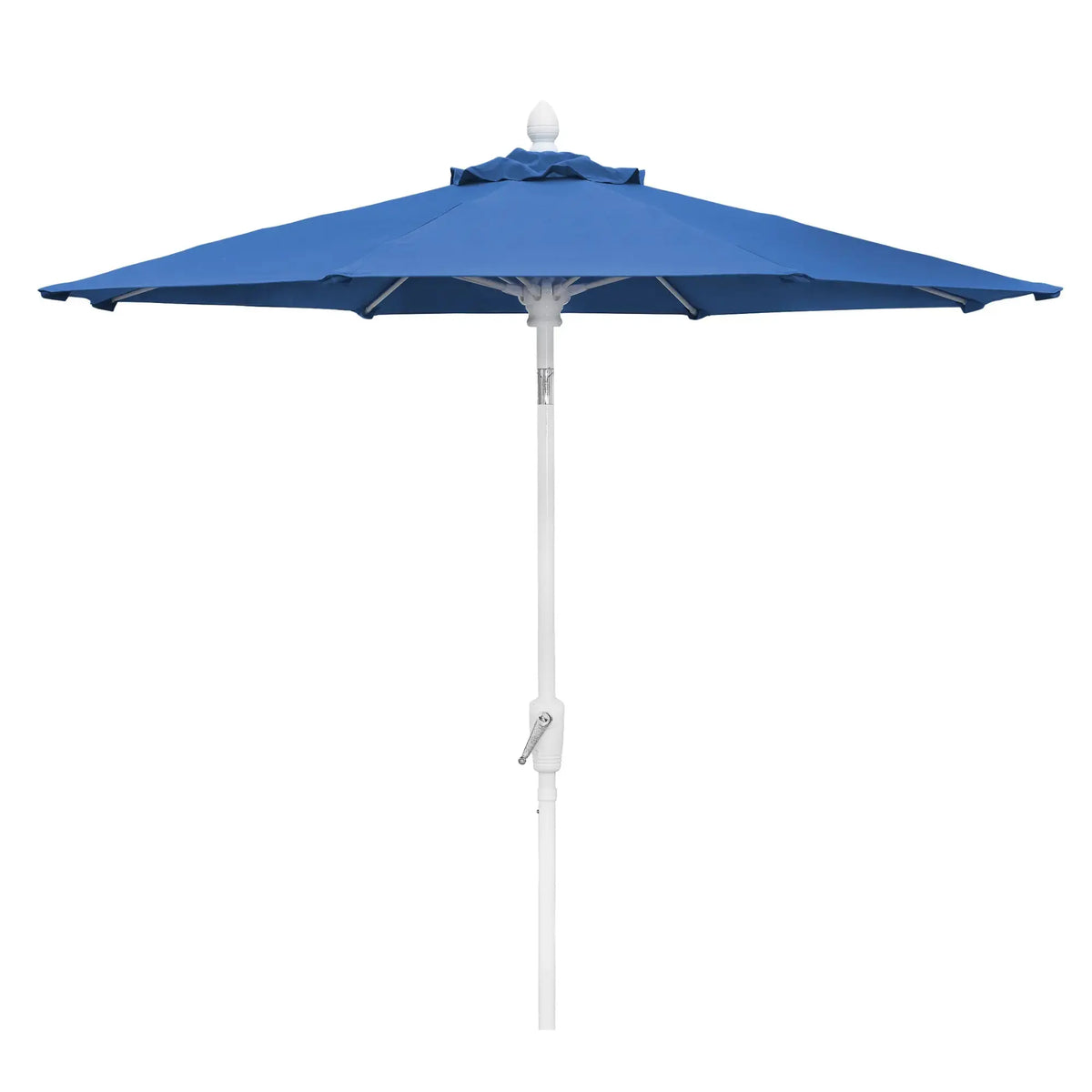 FiberBuilt 9' Oct Patio Umbrella – Crank Lift & Push-Button Tilt – Solution-Dyed Poly Canopy FiberBuilt