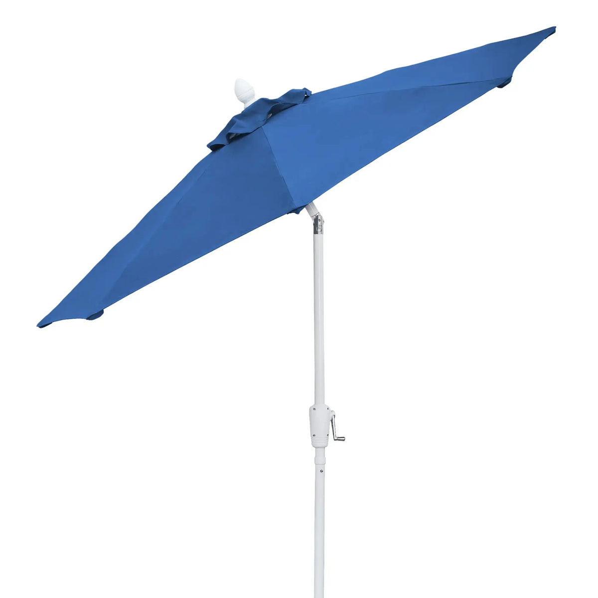 FiberBuilt 9' Oct Patio Umbrella – Crank Lift & Push-Button Tilt – Solution-Dyed Poly Canopy FiberBuilt