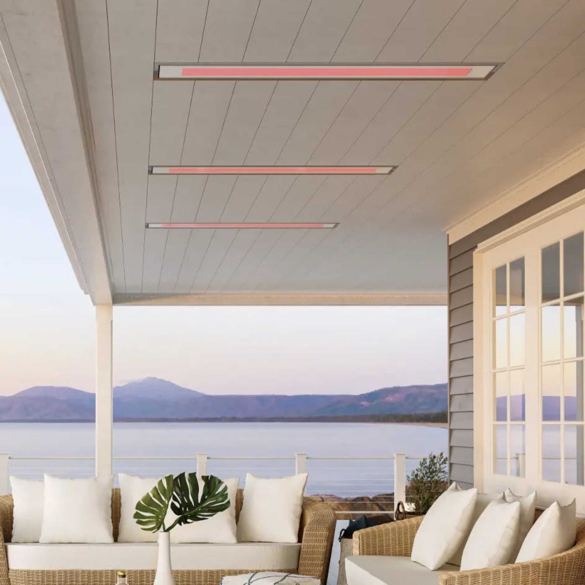 Bromic Platinum Smart-Heat Electric Patio Heater – 4500W – Wall or Ceiling Mount