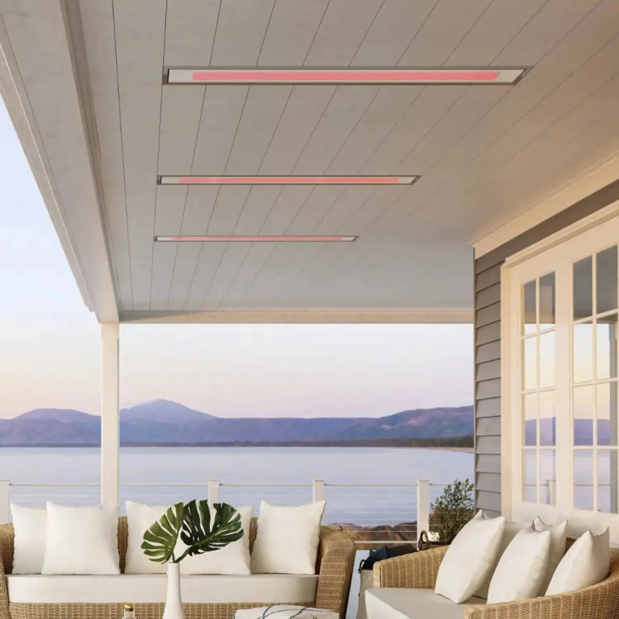 Bromic Platinum Marine-Grade Electric Patio Heater – 4500W – Wall or Ceiling Mount Bromic Heating