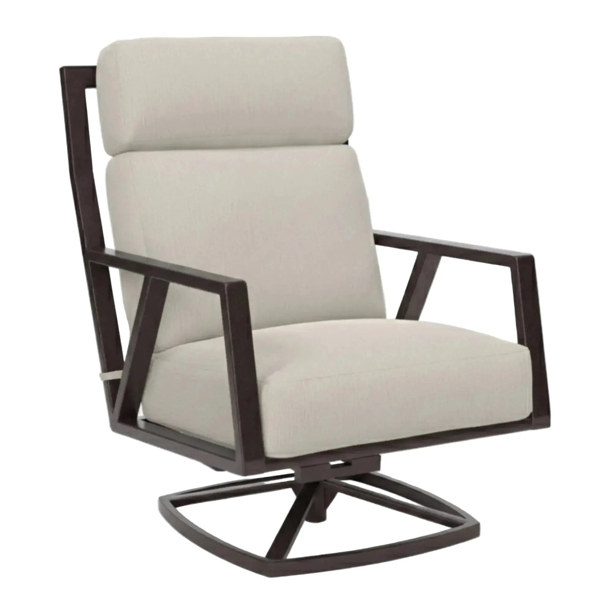 O.W. Lee Aris Swivel Rocker Lounge Chair front view