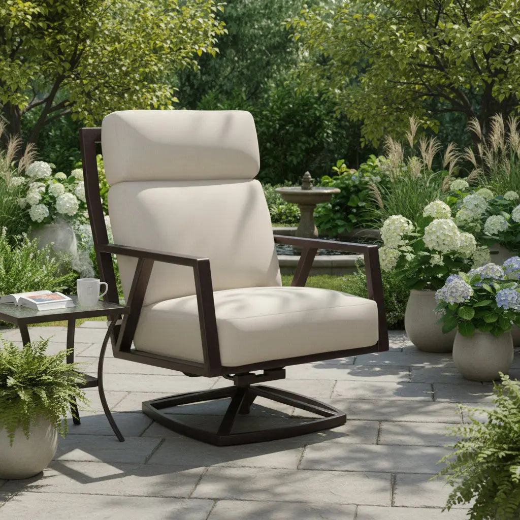 O.W. Lee Aris Swivel Rocker Lounge Chair — QS-27175-SR O.W. Lee