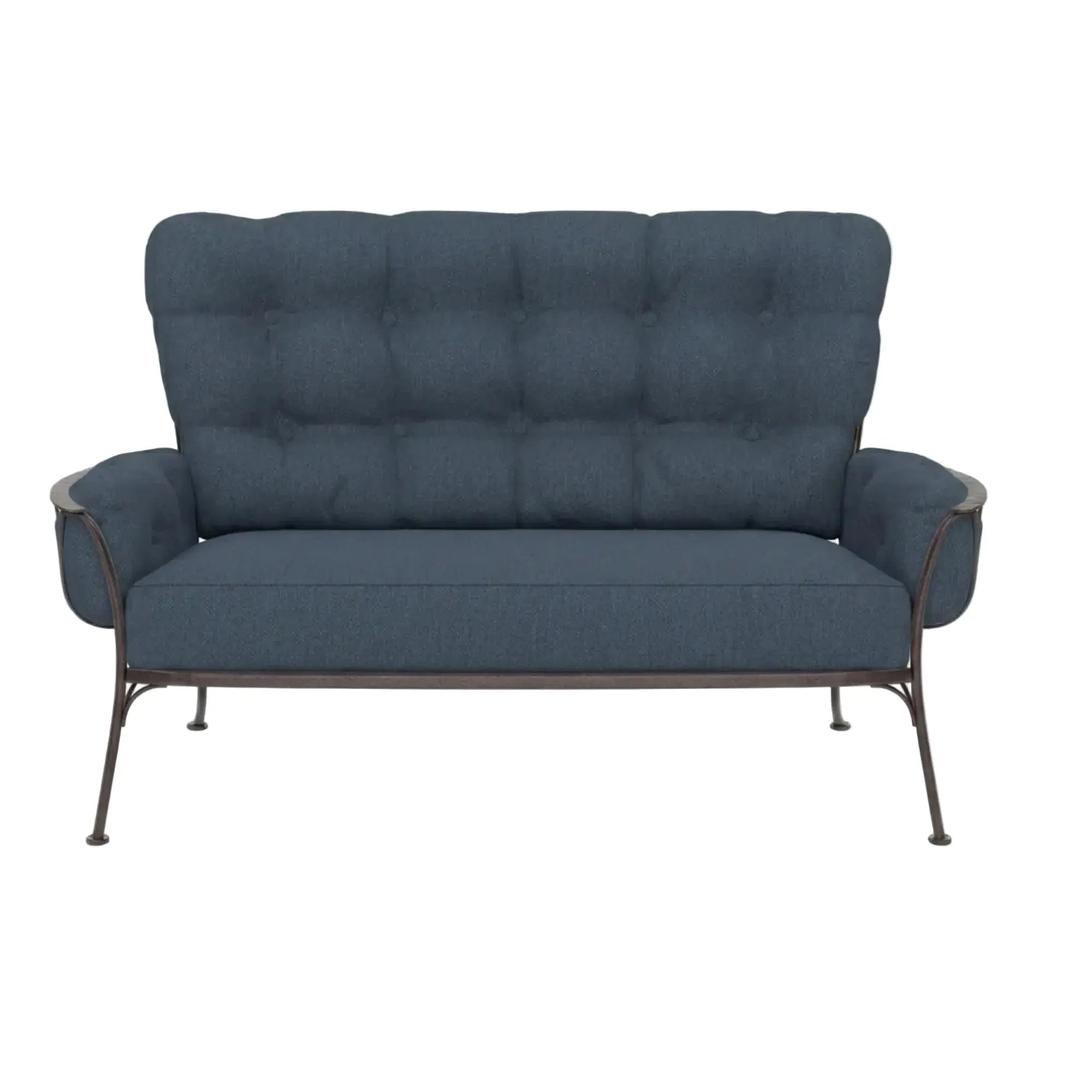 Monterra Urban Scale Love Seat in Pique Midnight