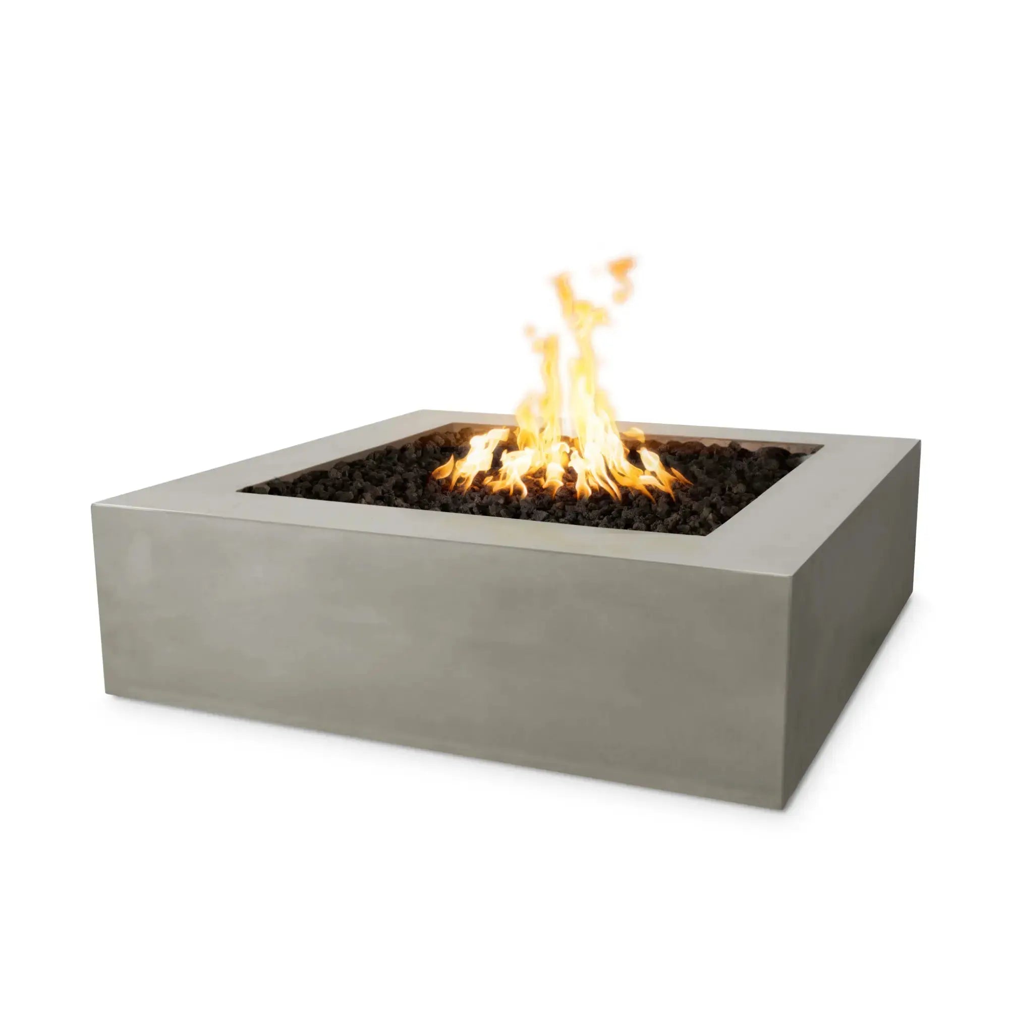 Quad 42" Square Concrete Gas Fire Pit – The Outdoor Plus The Outdoor Plus