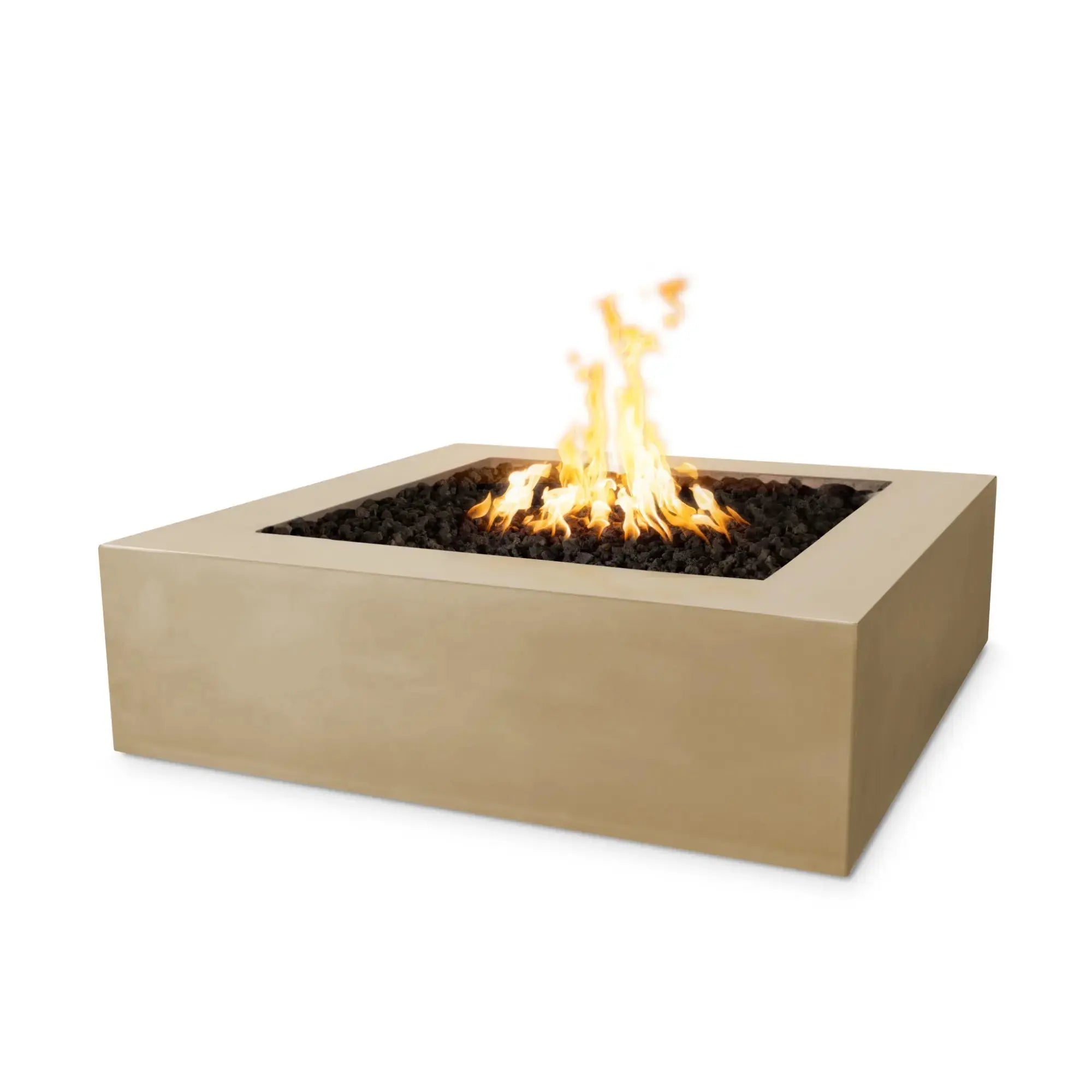Quad 42" Square Concrete Gas Fire Pit – The Outdoor Plus The Outdoor Plus