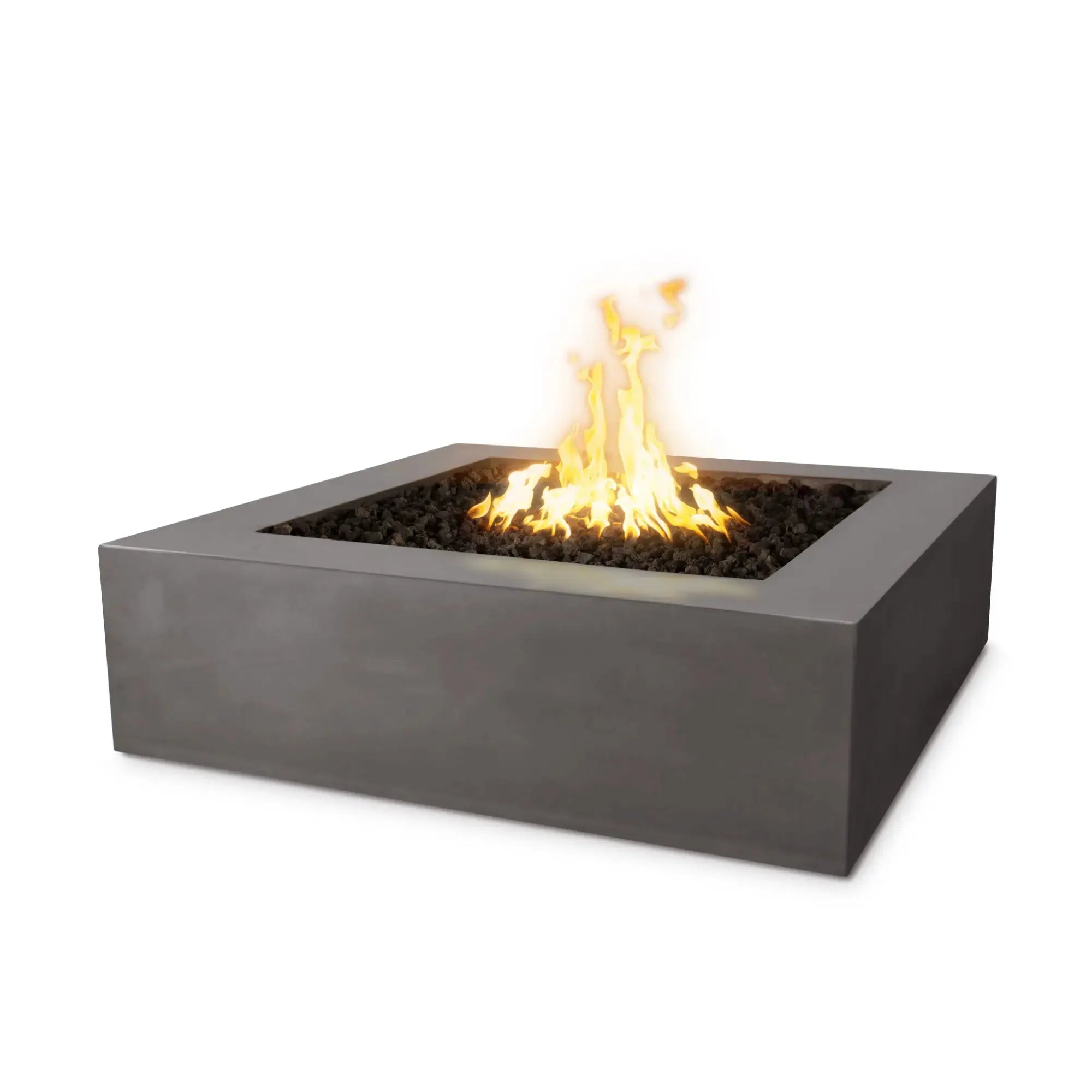Quad 42" Square Concrete Gas Fire Pit – The Outdoor Plus The Outdoor Plus
