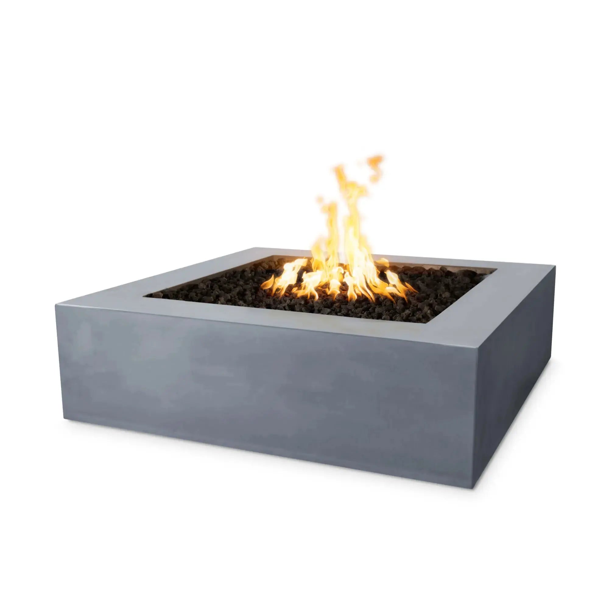 Quad 42" Square Concrete Gas Fire Pit – The Outdoor Plus The Outdoor Plus