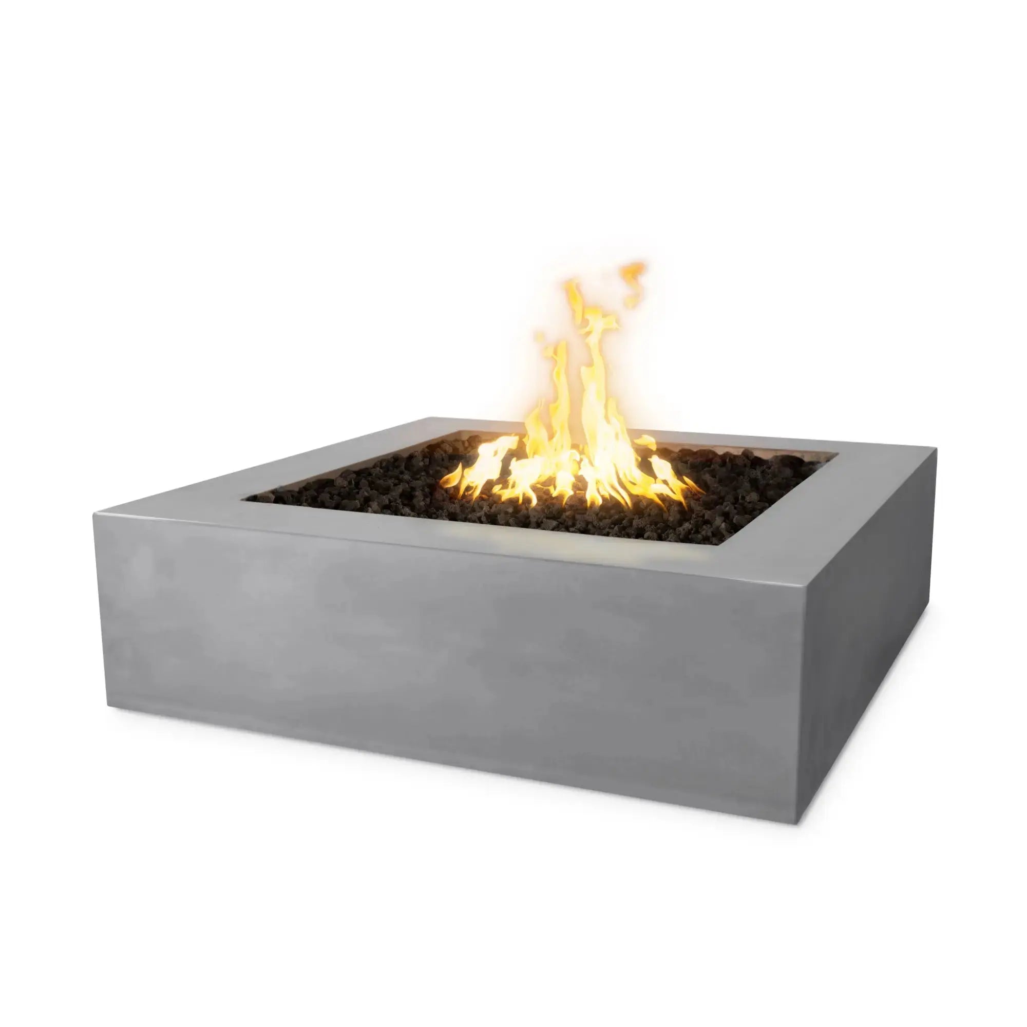 Quad 42" Square Concrete Gas Fire Pit – The Outdoor Plus The Outdoor Plus