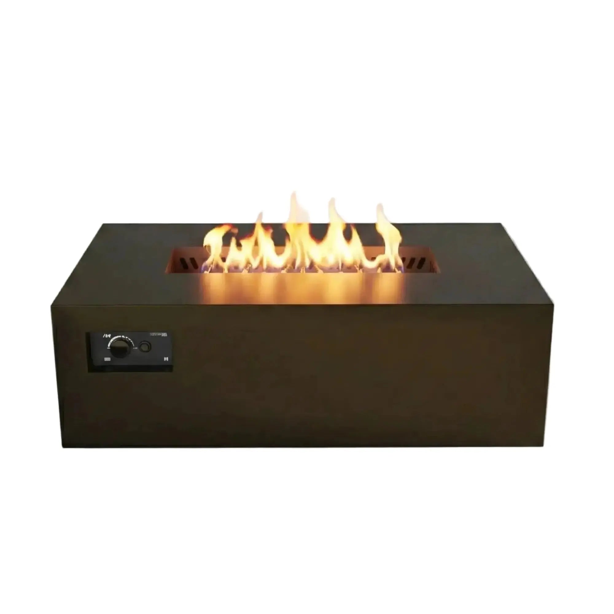 R48 AON 48″ Rectangular Steel Gas Fire Table – Warming Trends Warming Trends
