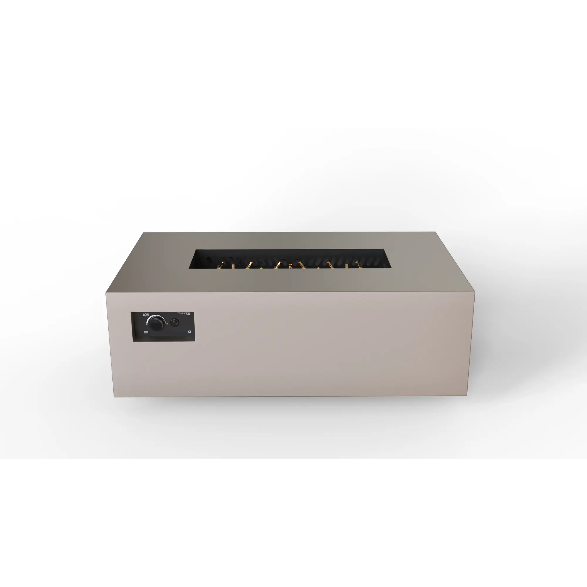 R48 AON 48″ Rectangular Steel Gas Fire Table – Warming Trends