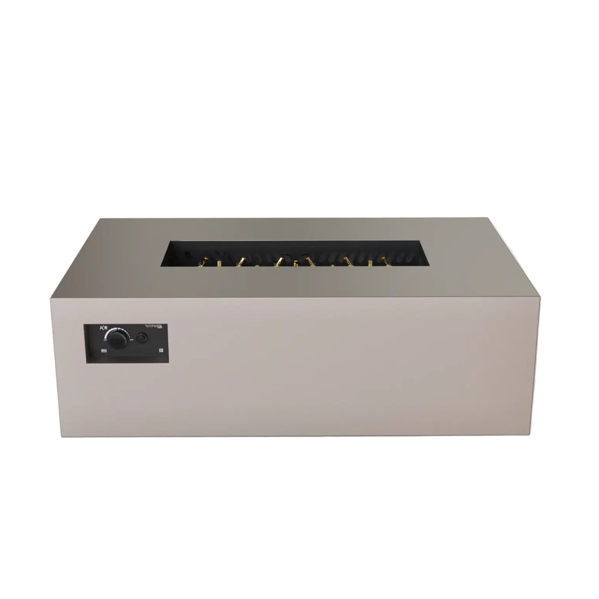 R48 AON 48″ Rectangular Steel Gas Fire Table – Warming Trends