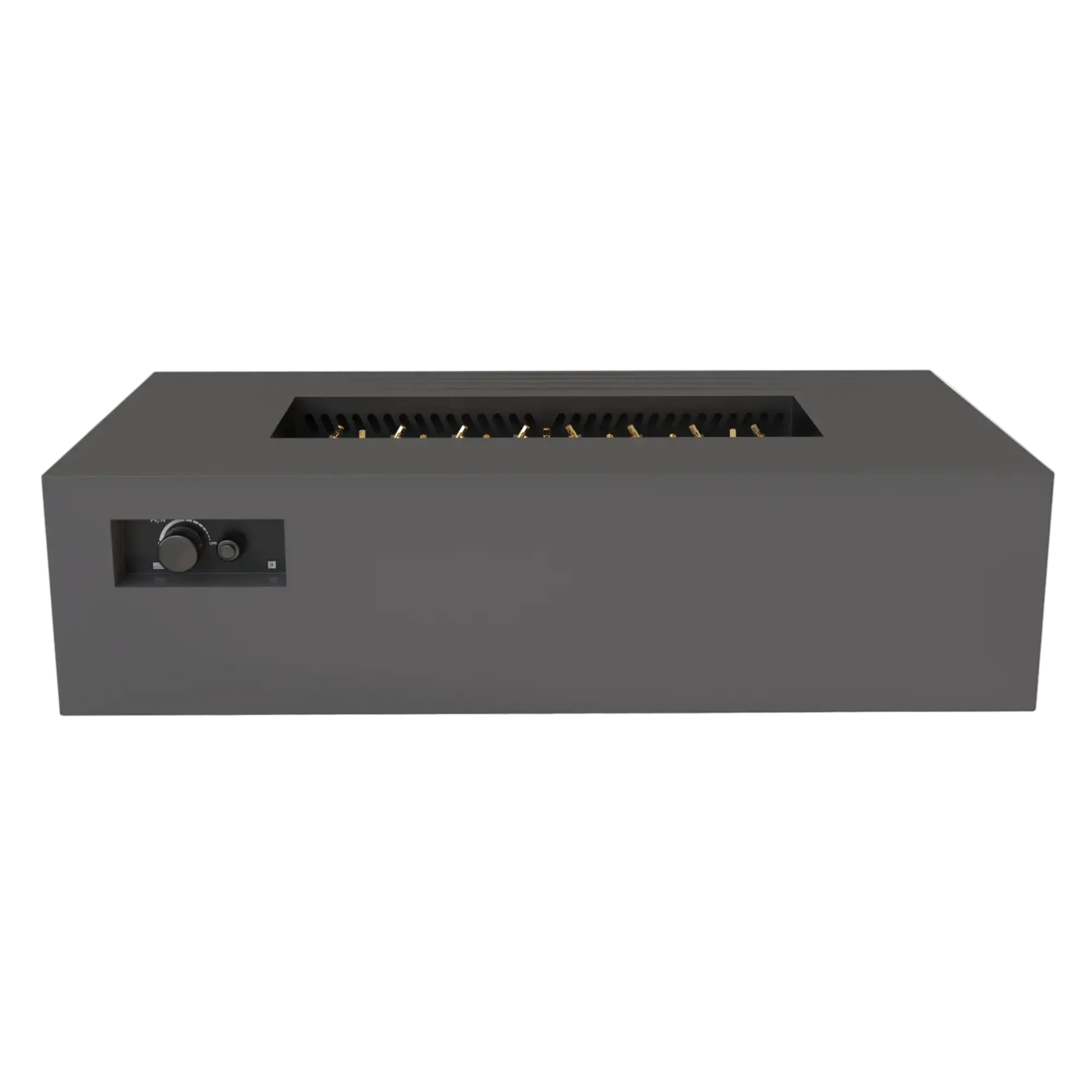 R60 AON 60″ Rectangular Steel Gas Fire Table – Warming Trends Warming Trends