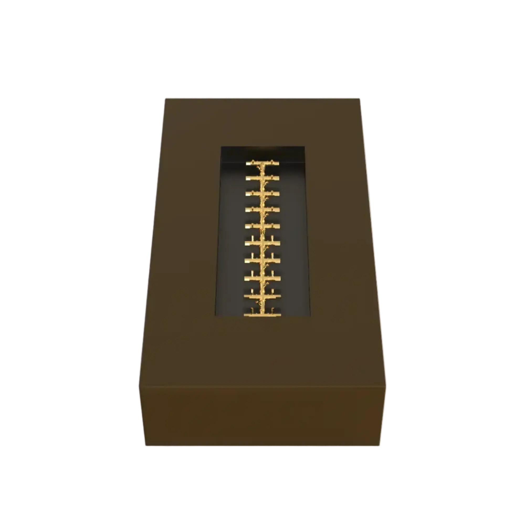 R72 AON 72″ Rectangular Steel Gas Fire Table – Warming Trends Warming Trends