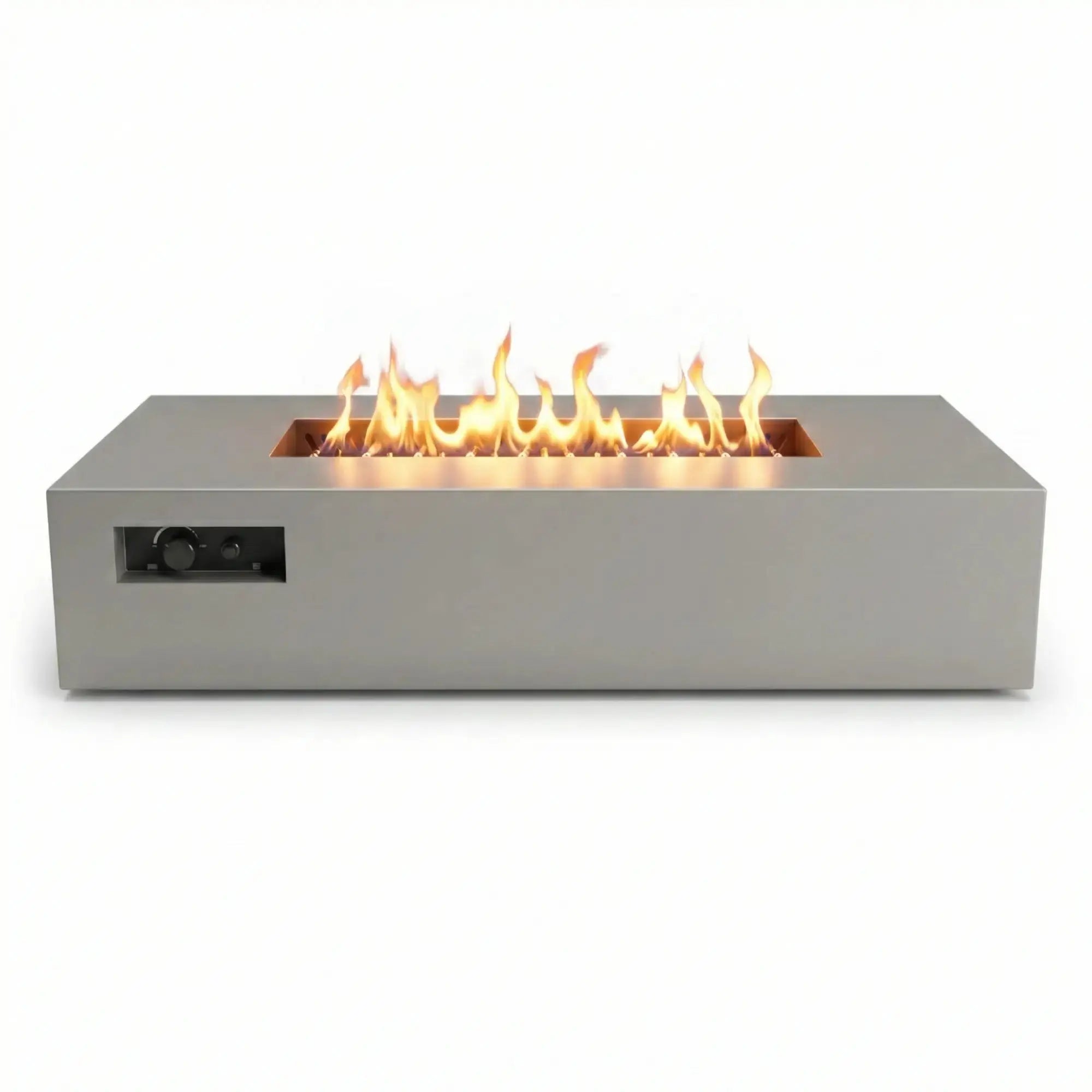 R72 AON 72″ Rectangular Steel Gas Fire Table – Warming Trends Warming Trends