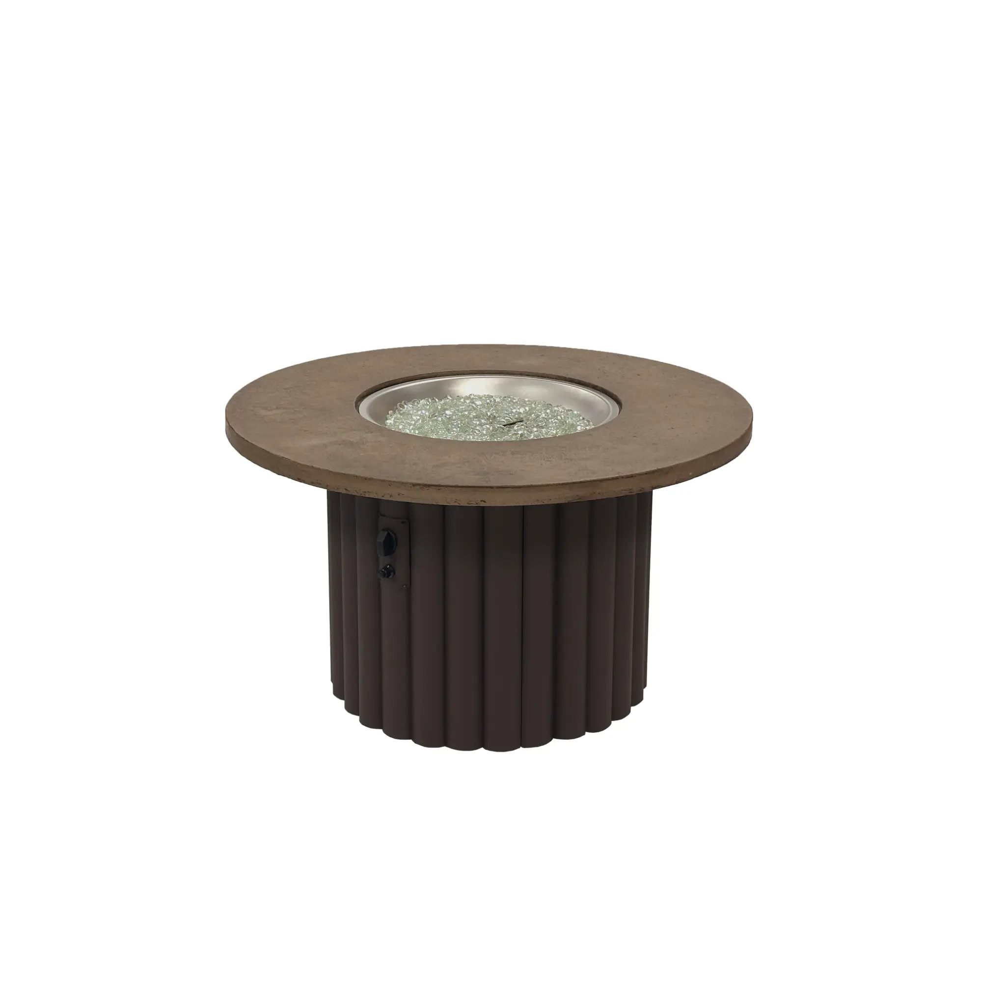 Reverie 42" Round Gas Fire Pit Table - The Outdoor GreatRoom Company