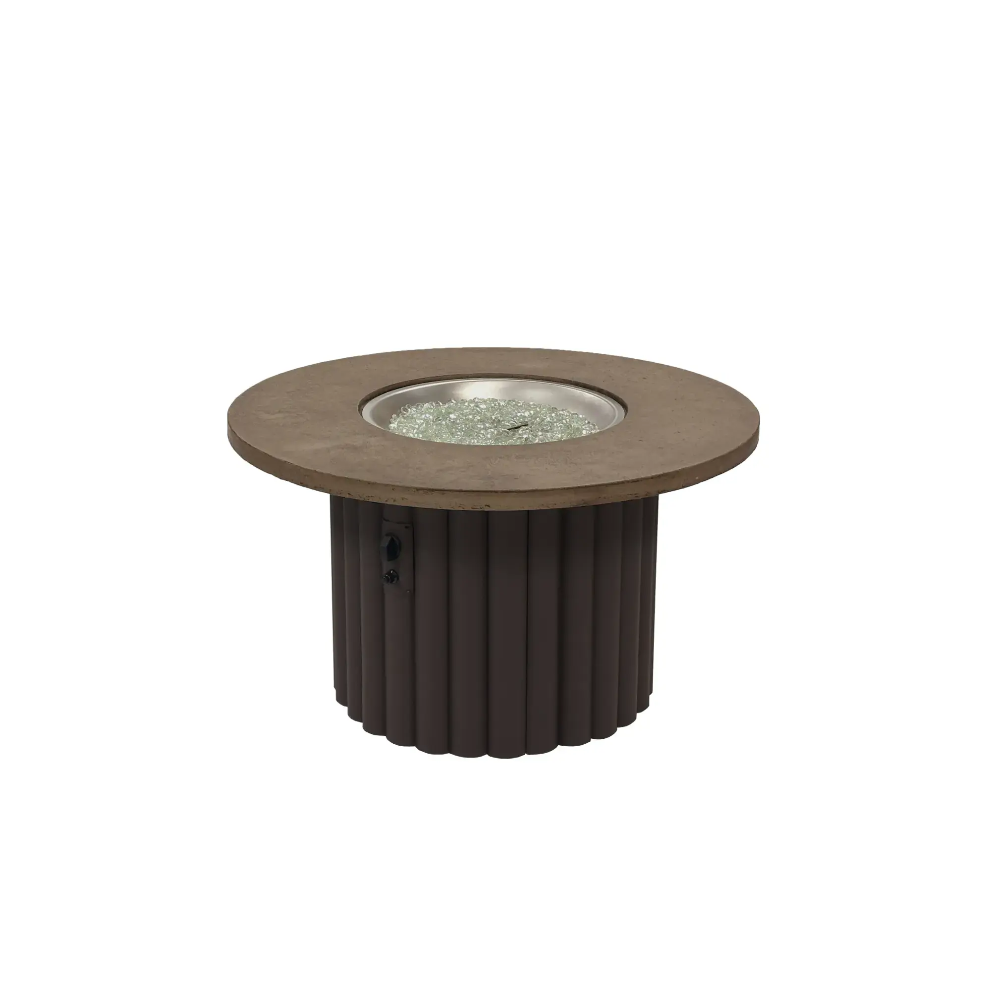 Reverie 42" Round Gas Fire Pit Table - The Outdoor GreatRoom Company The Outdoor GreatRoom Company
