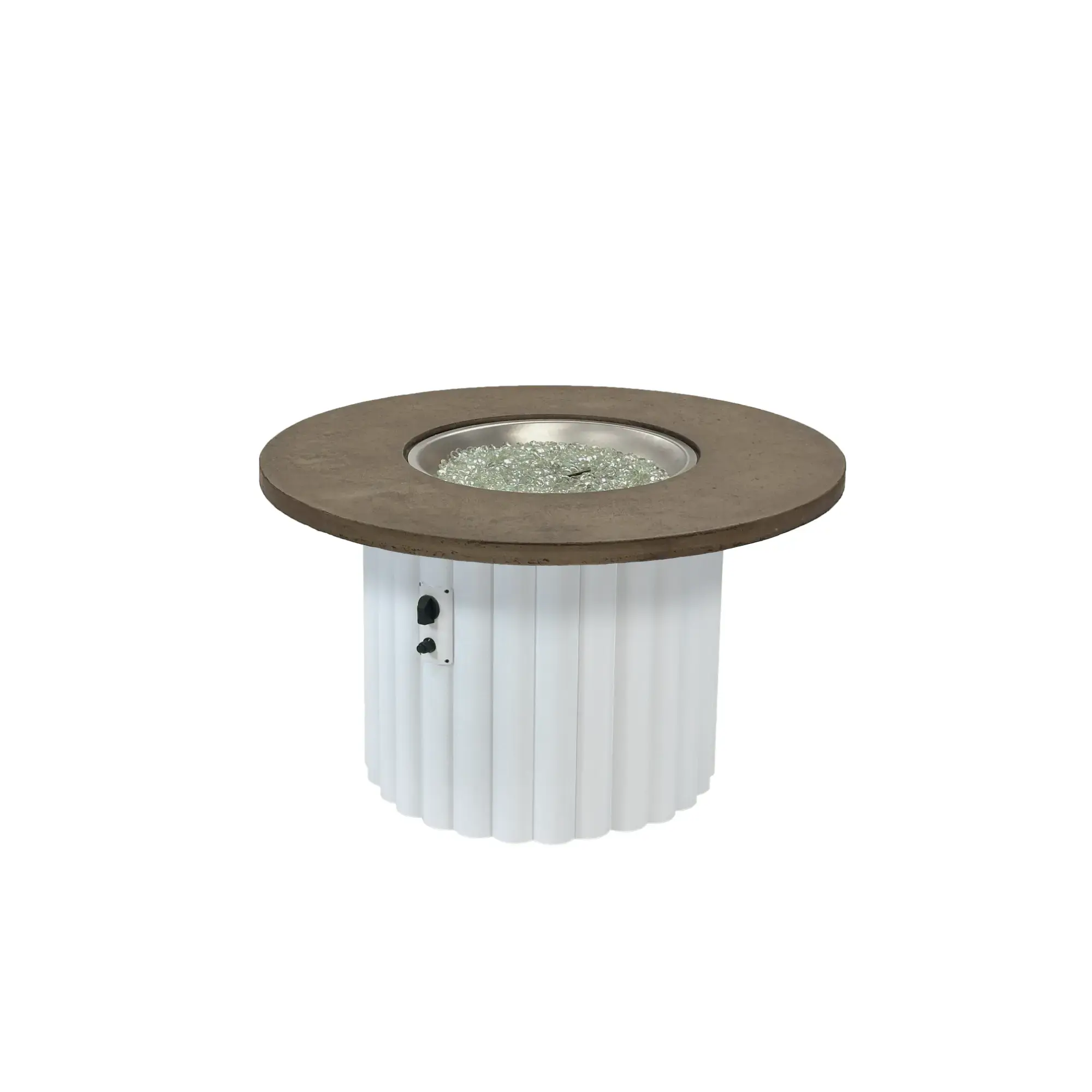 Reverie 42" Round Gas Fire Pit Table - The Outdoor GreatRoom Company The Outdoor GreatRoom Company