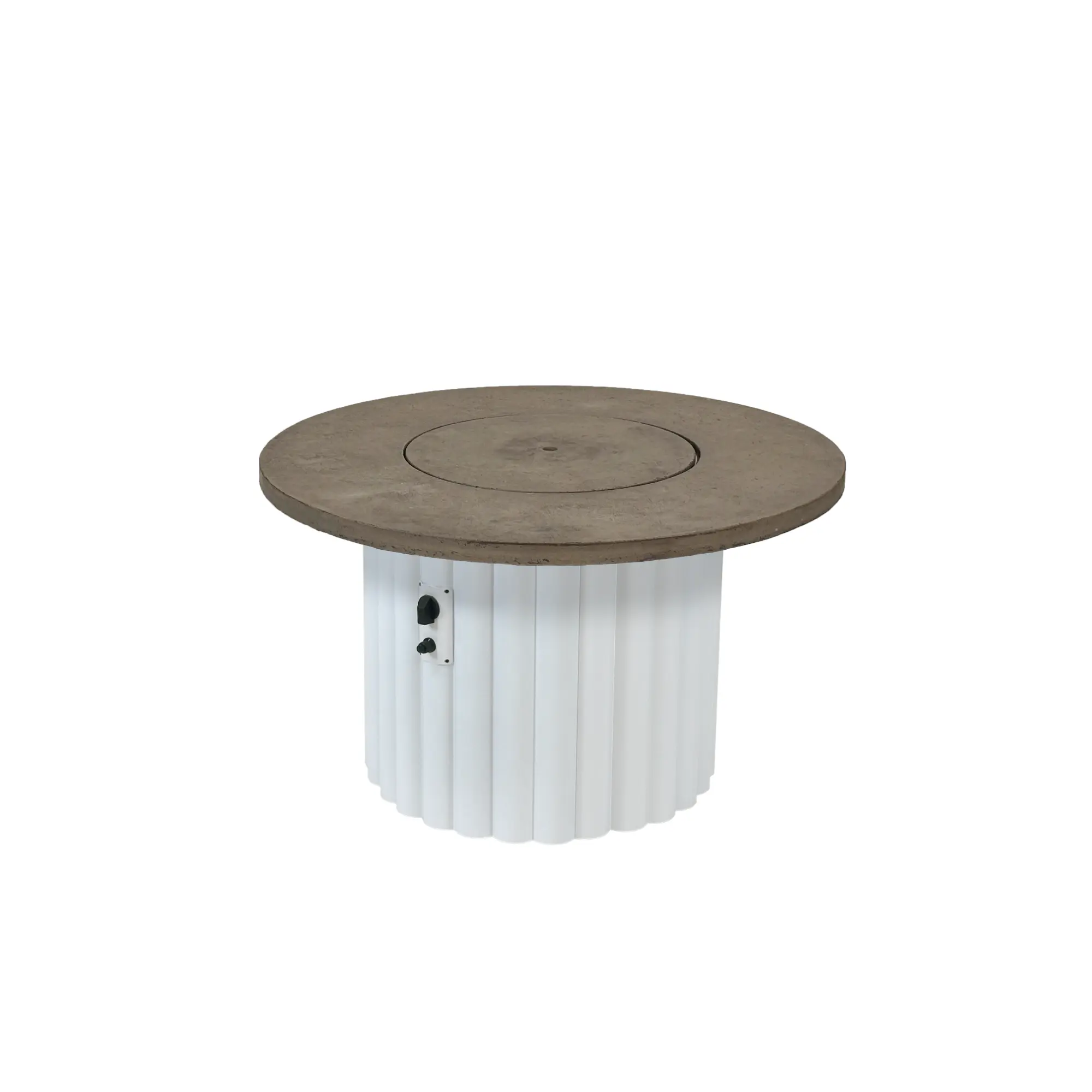 Reverie 42" Round Gas Fire Pit Table - The Outdoor GreatRoom Company