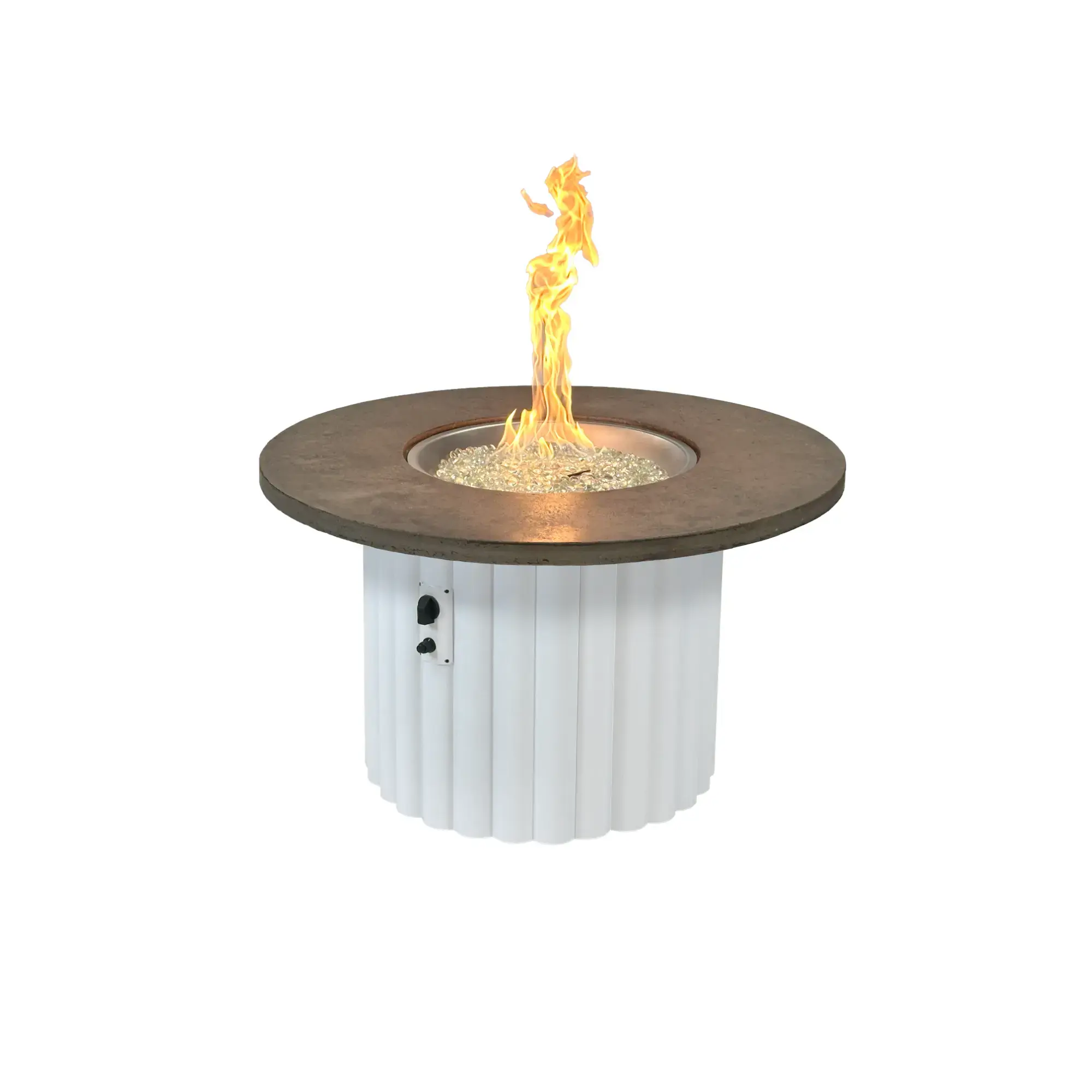 Reverie 42" Round Gas Fire Pit Table - The Outdoor GreatRoom Company The Outdoor GreatRoom Company