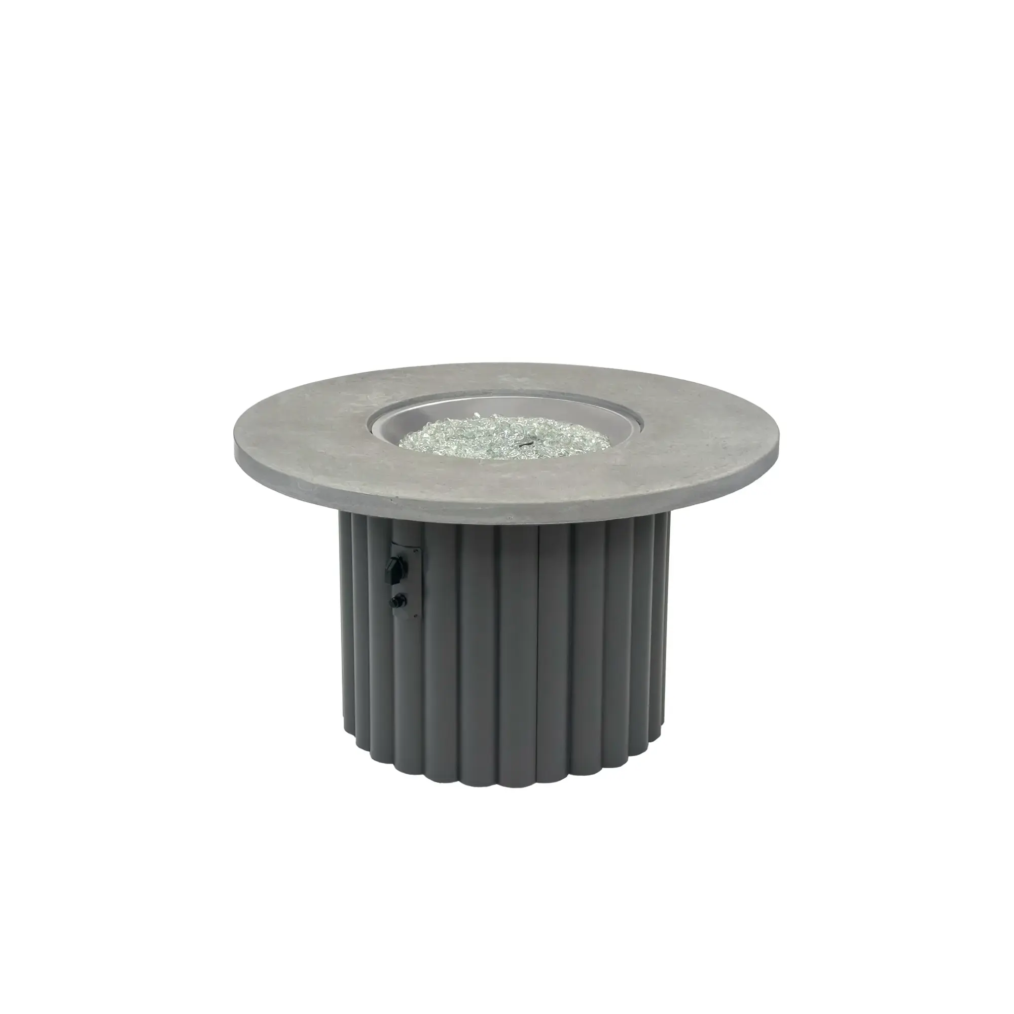 Reverie 42" Round Gas Fire Pit Table - The Outdoor GreatRoom Company The Outdoor GreatRoom Company