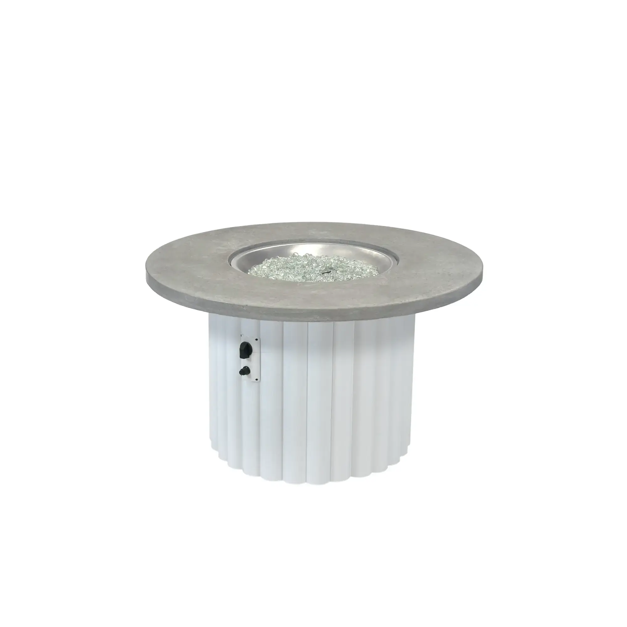 Reverie 42" Round Gas Fire Pit Table - The Outdoor GreatRoom Company The Outdoor GreatRoom Company