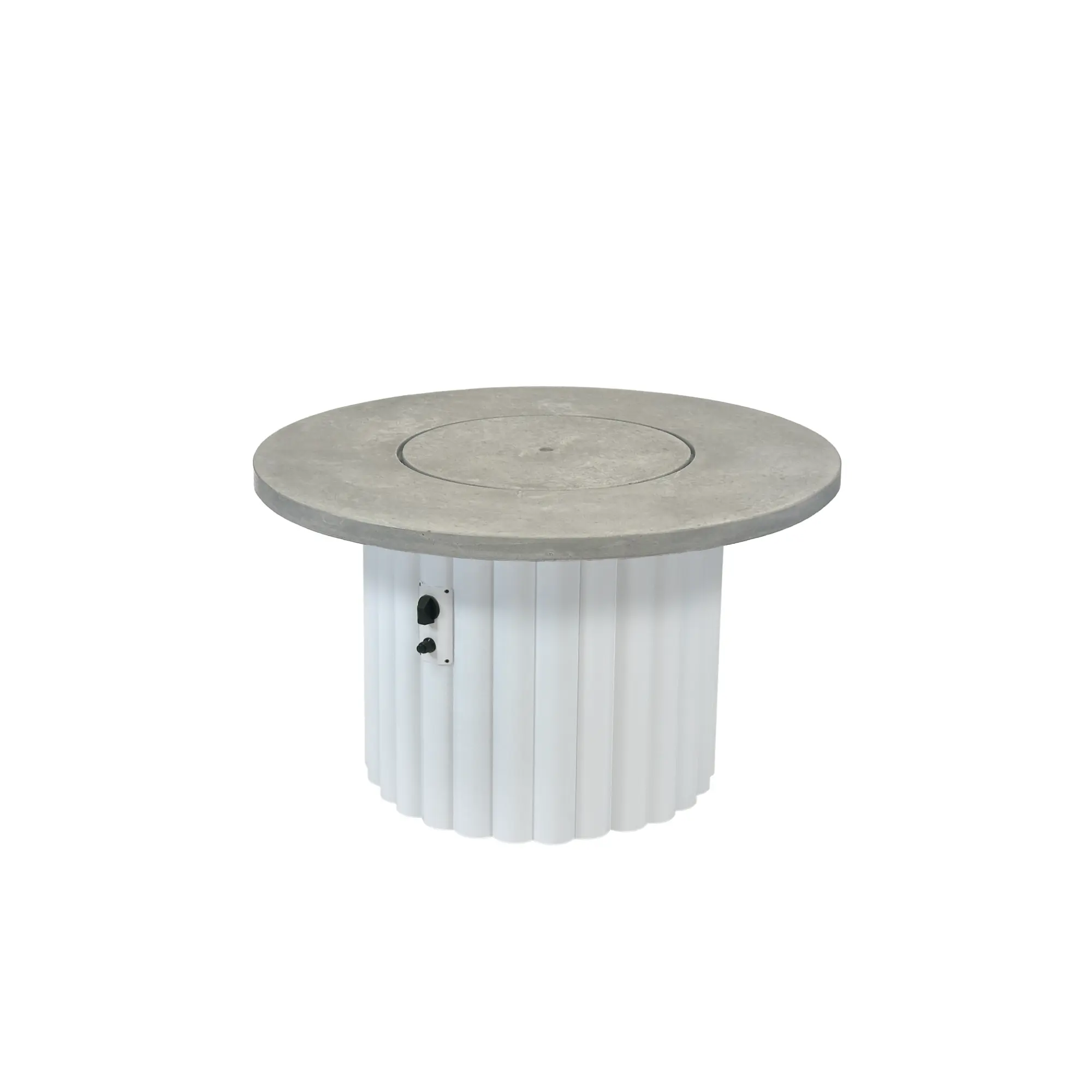 Reverie 42" Round Gas Fire Pit Table - The Outdoor GreatRoom Company