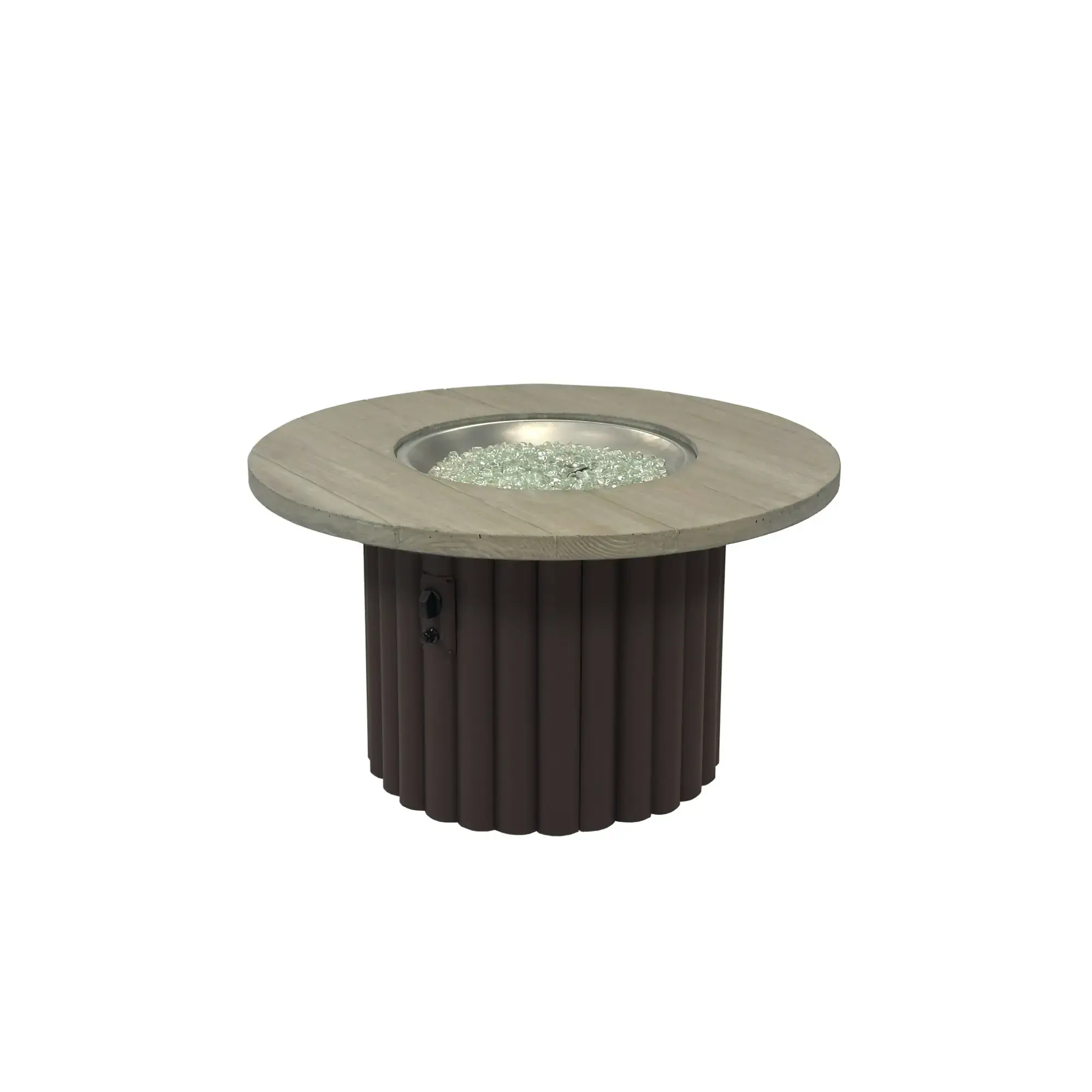 Reverie 42" Round Gas Fire Pit Table - The Outdoor GreatRoom Company The Outdoor GreatRoom Company