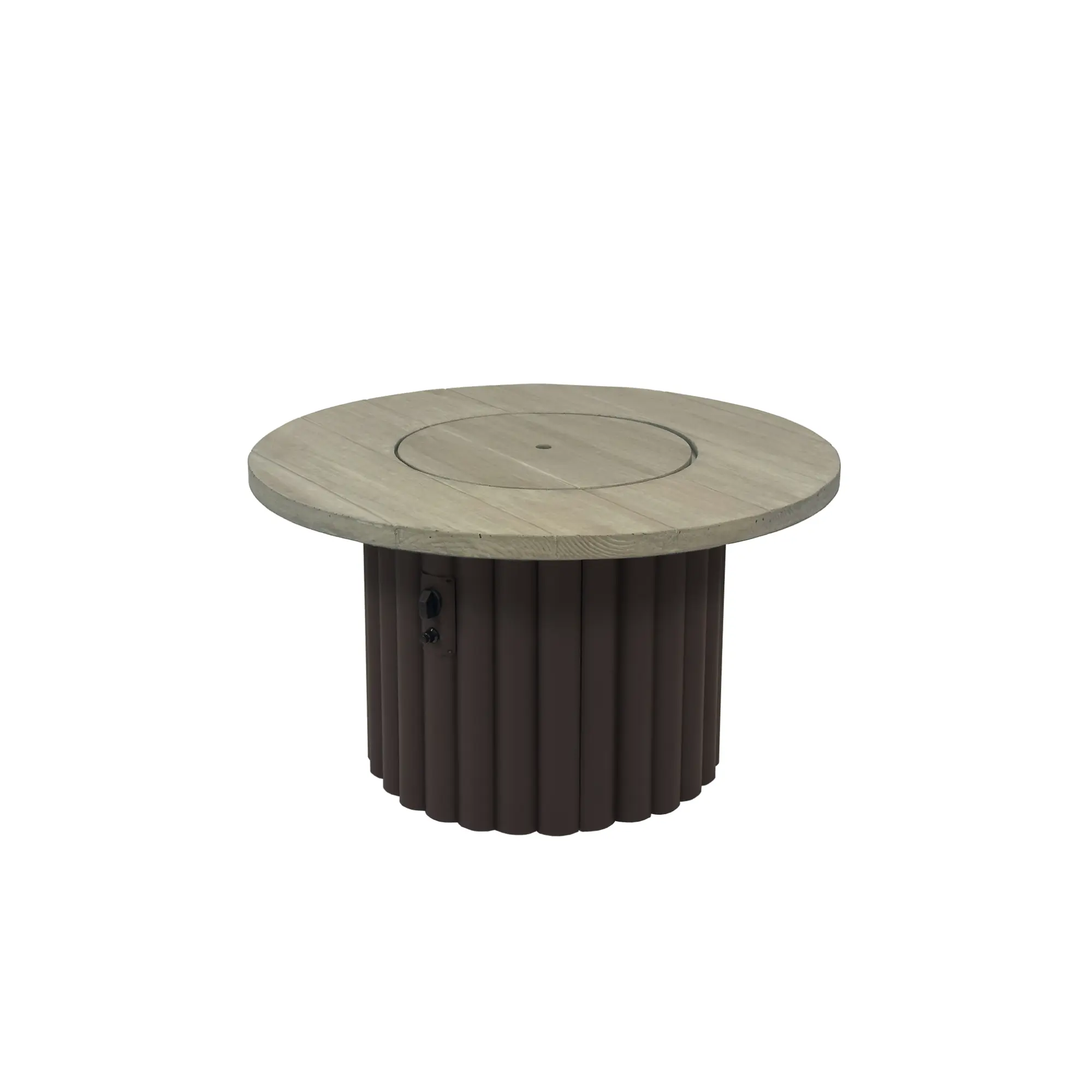 Reverie 42" Round Gas Fire Pit Table - The Outdoor GreatRoom Company