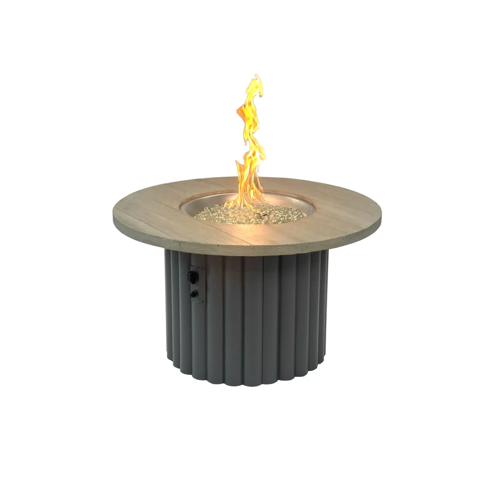 Reverie 42" Round Gas Fire Pit Table - The Outdoor GreatRoom Company The Outdoor GreatRoom Company