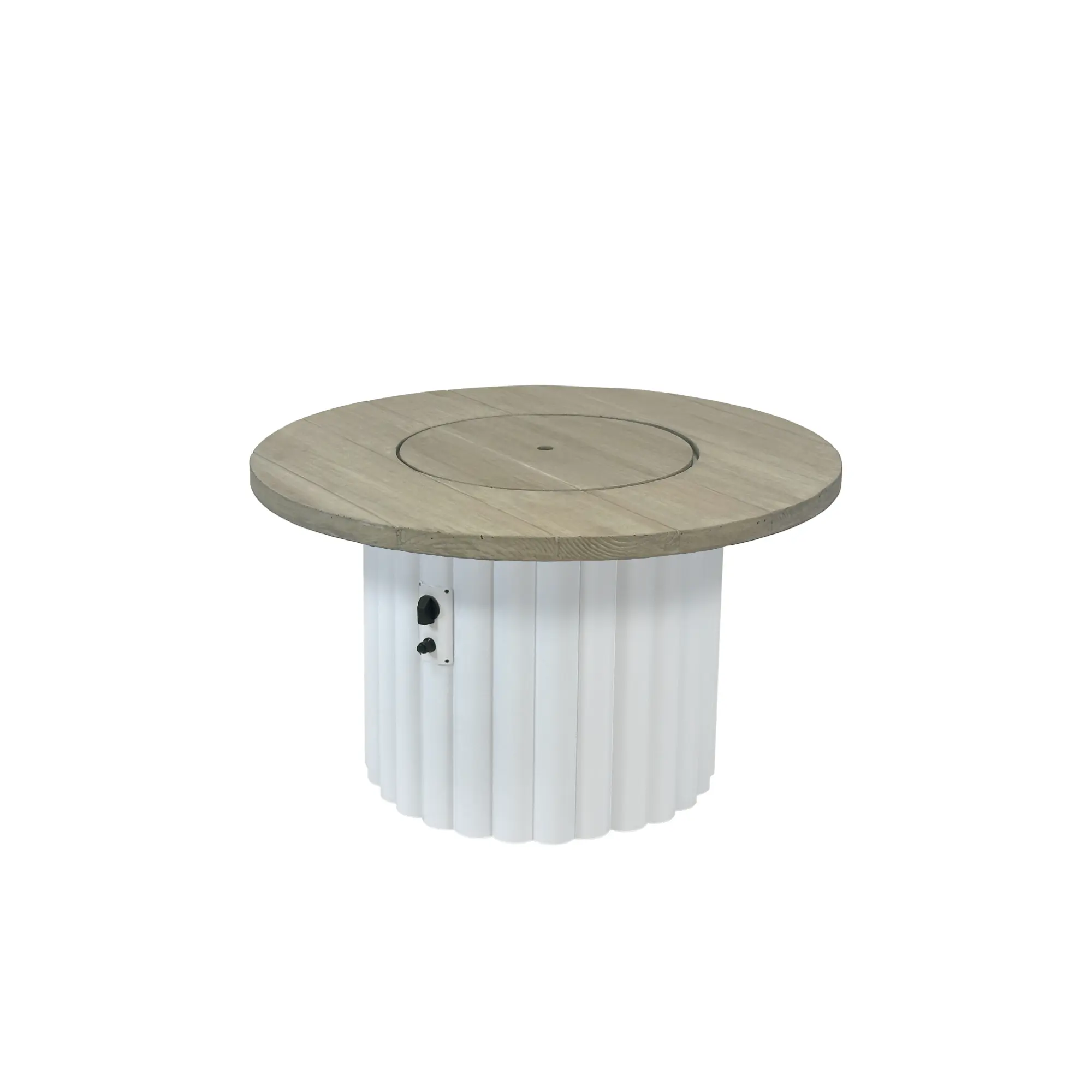 Reverie 42" Round Gas Fire Pit Table - The Outdoor GreatRoom Company