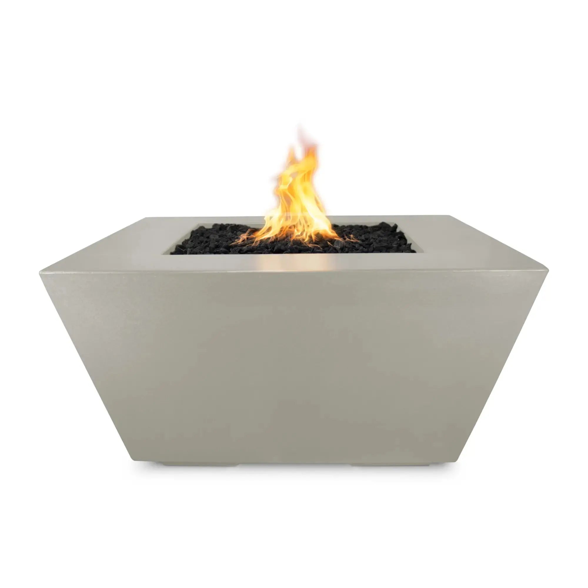 Redan 36" Square Concrete Gas Fire Pit – The Outdoor Plus The Outdoor Plus