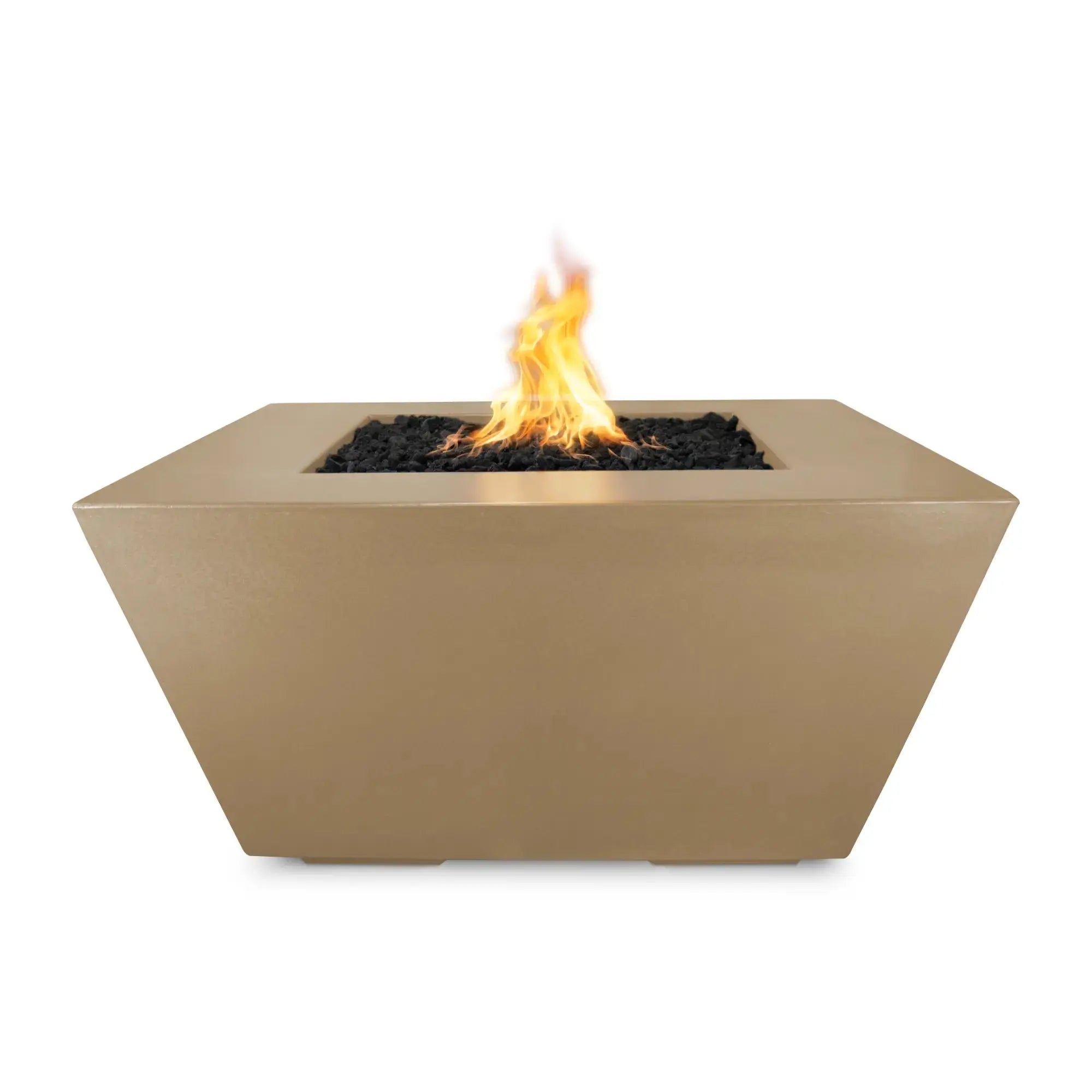 Redan 36" Square Concrete Gas Fire Pit – The Outdoor Plus The Outdoor Plus