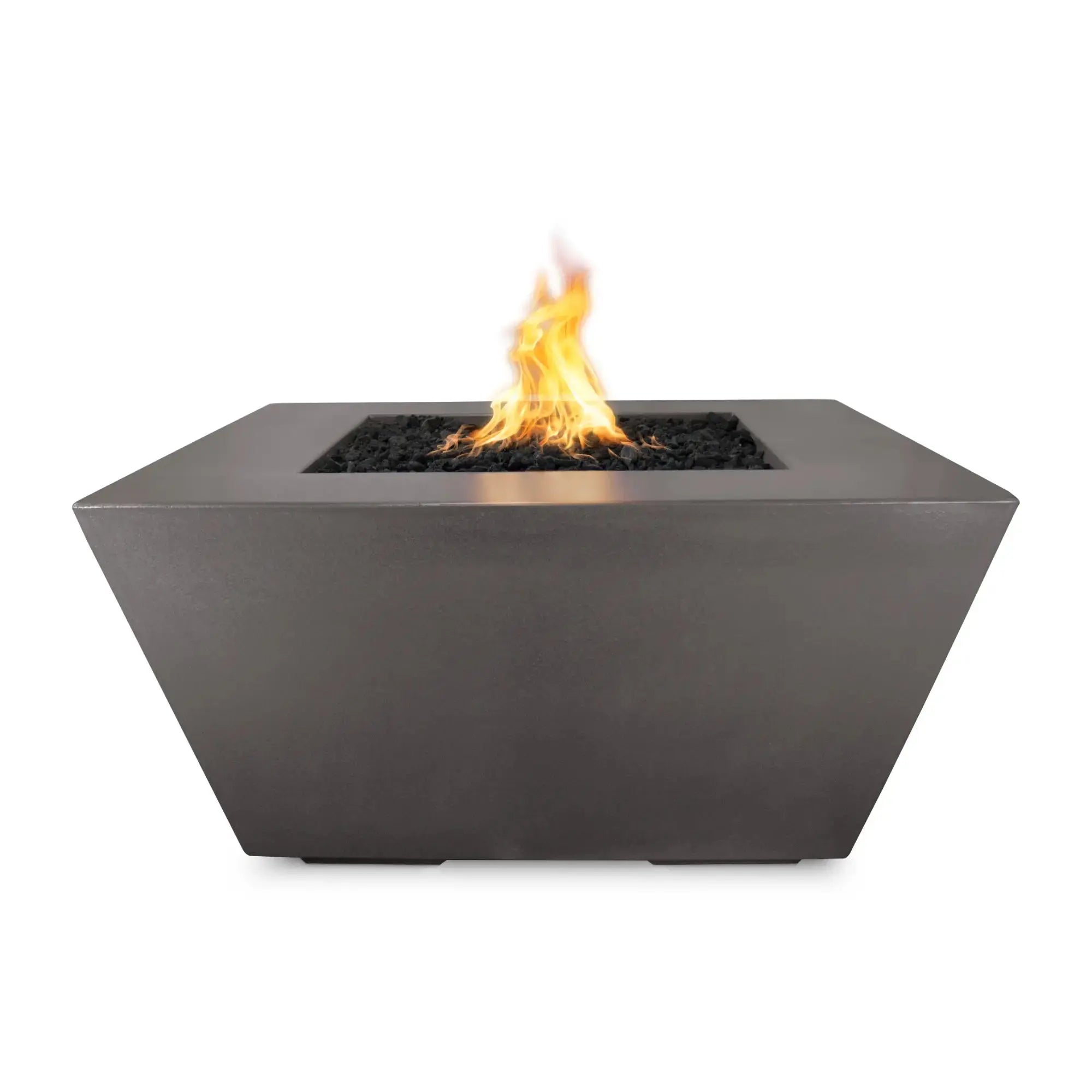 Redan 36" Square Concrete Gas Fire Pit – The Outdoor Plus The Outdoor Plus