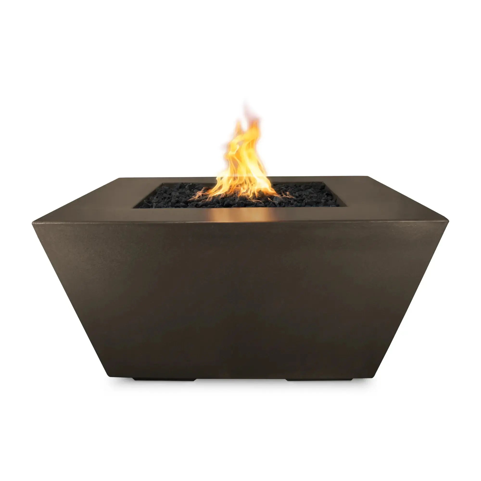 Redan 36" Square Concrete Gas Fire Pit – The Outdoor Plus The Outdoor Plus