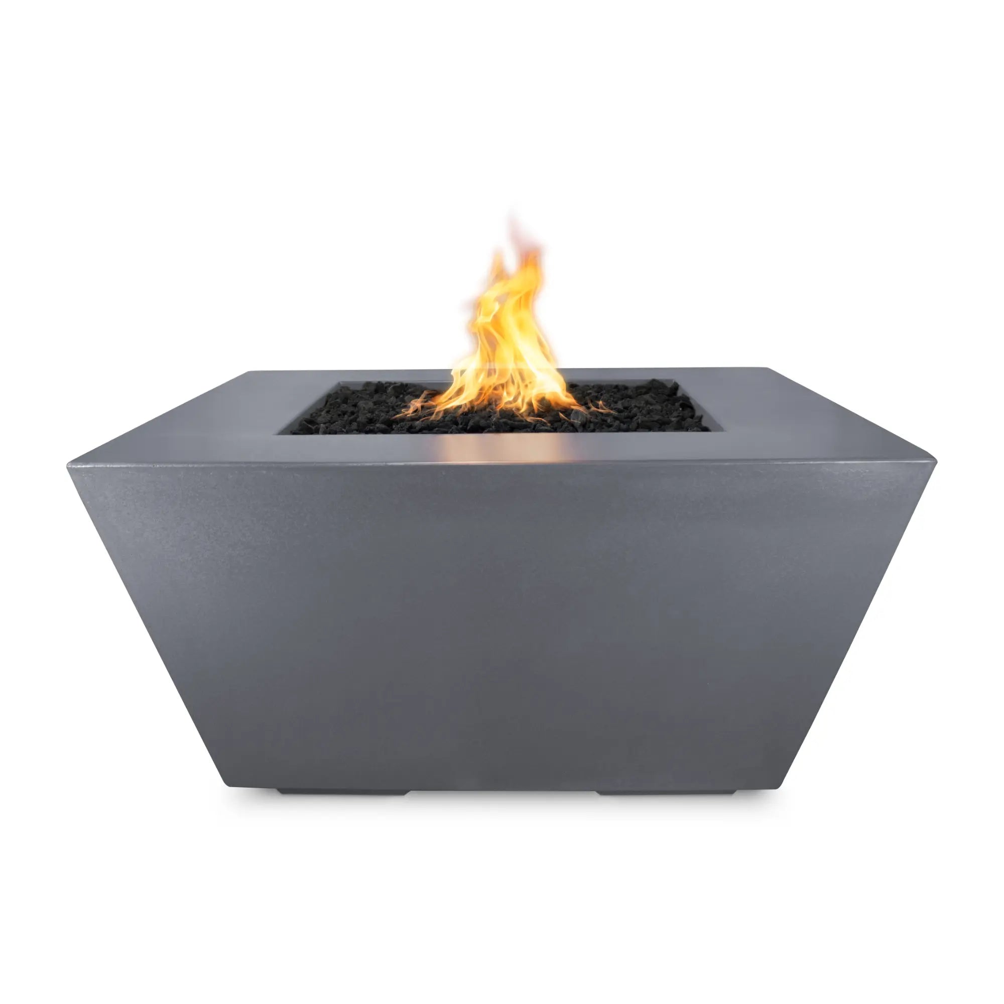 Redan 36" Square Concrete Gas Fire Pit – The Outdoor Plus The Outdoor Plus