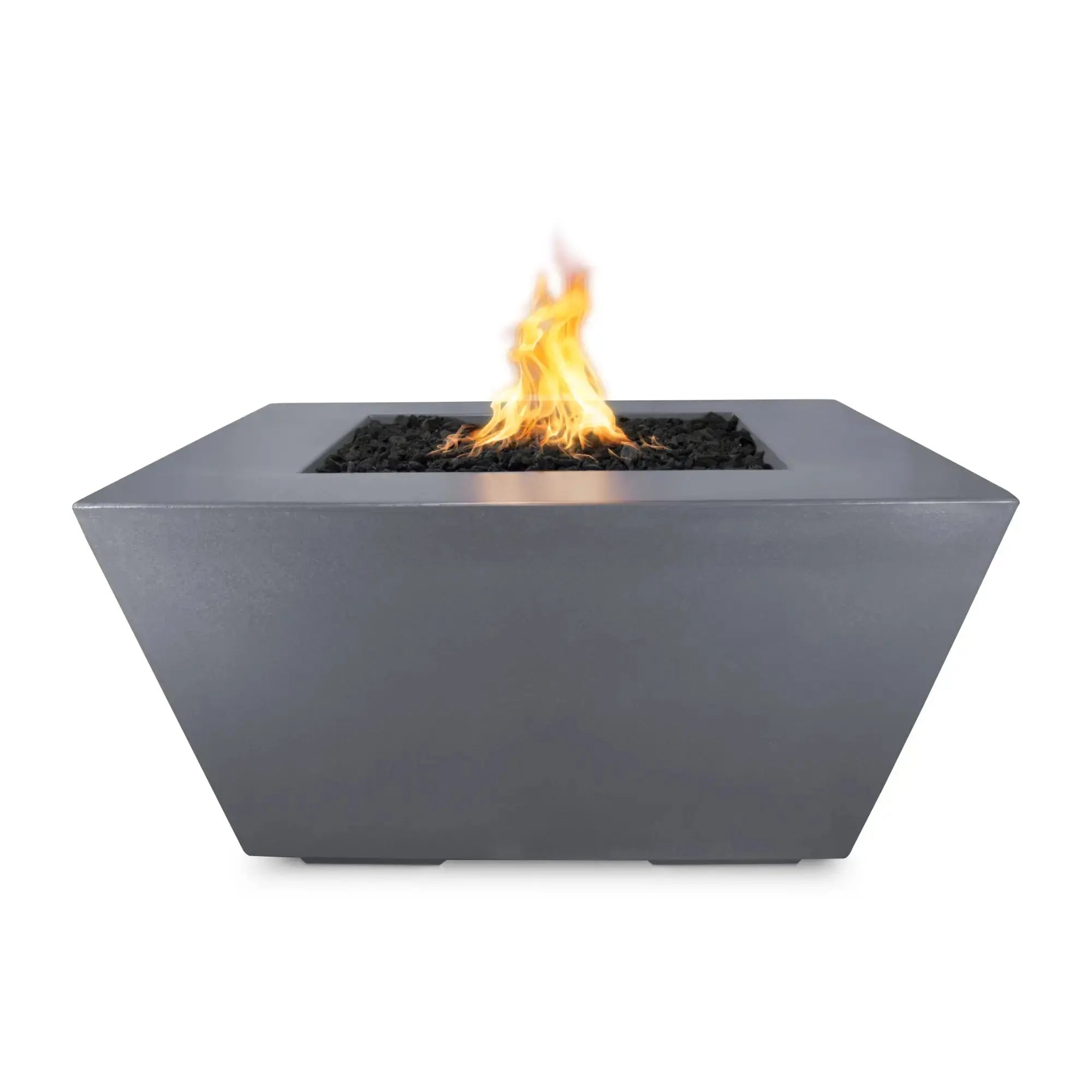 Redan 36" Square Concrete Gas Fire Pit – The Outdoor Plus The Outdoor Plus