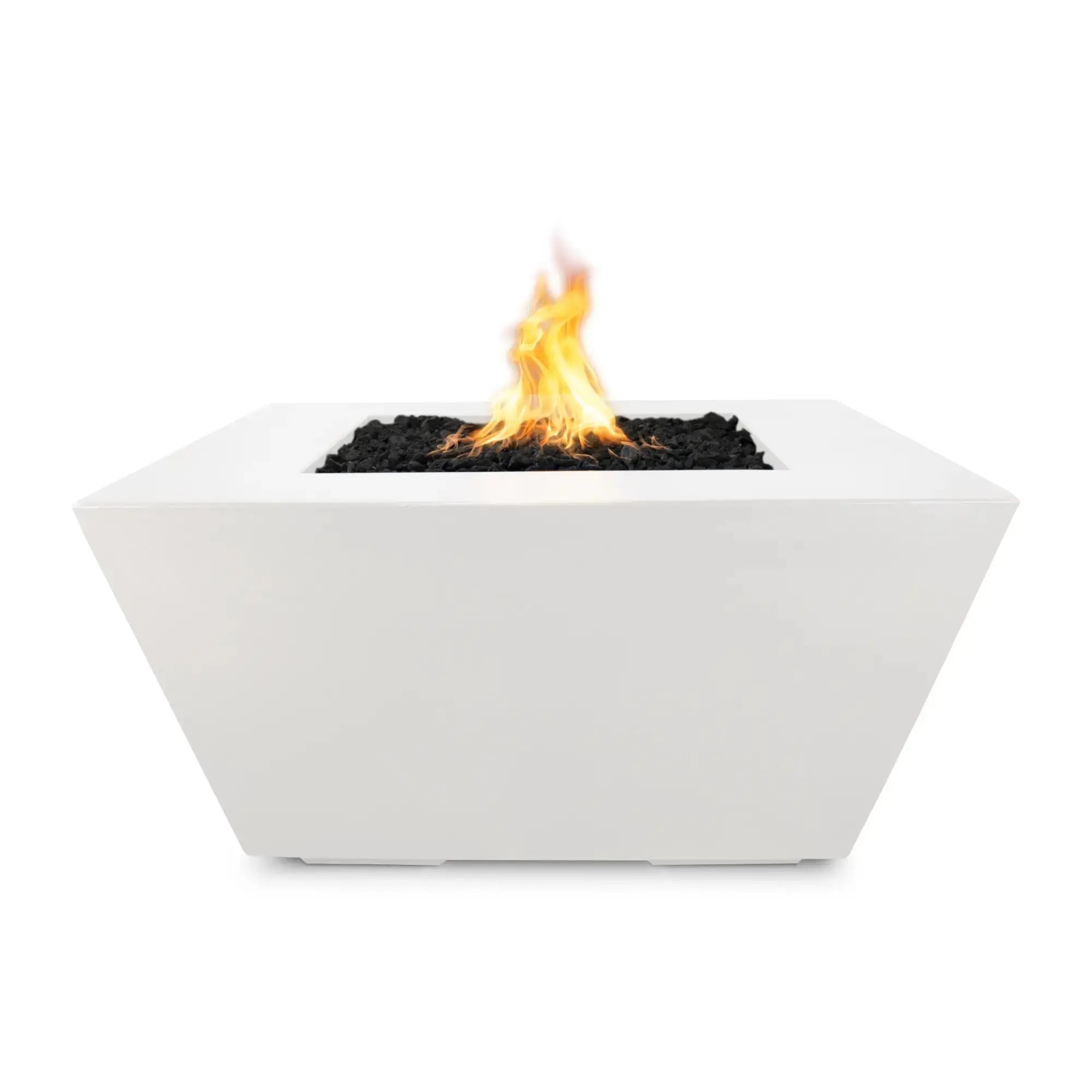 Redan 36" Square Concrete Gas Fire Pit – The Outdoor Plus The Outdoor Plus