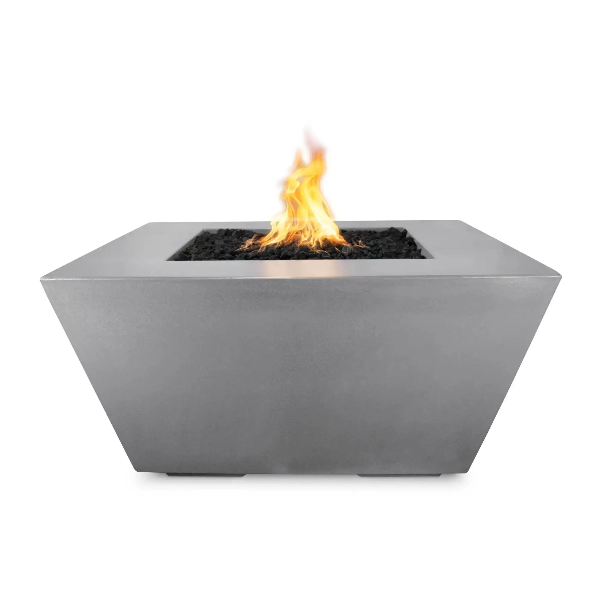 Redan 36" Square Concrete Gas Fire Pit – The Outdoor Plus The Outdoor Plus