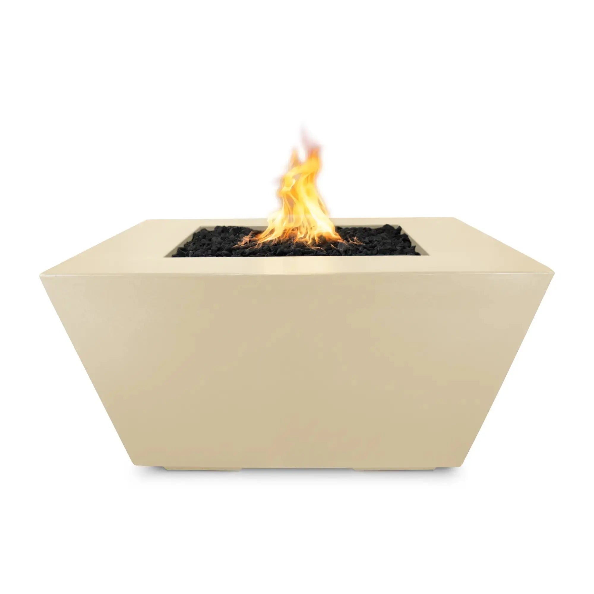 Redan 36" Square Concrete Gas Fire Pit – The Outdoor Plus The Outdoor Plus