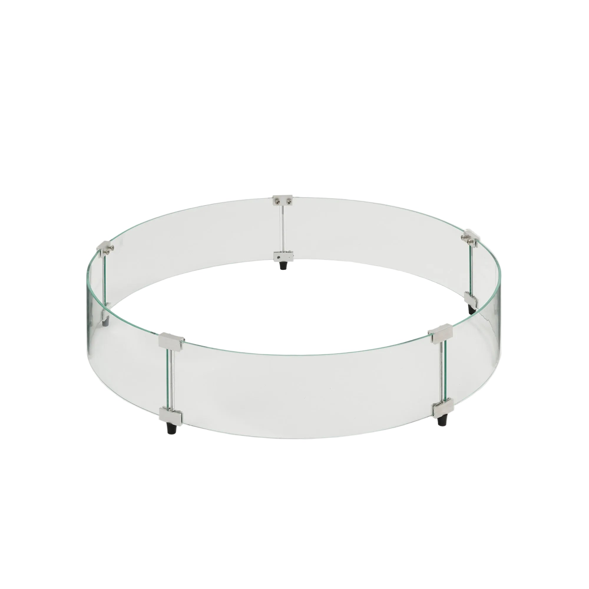 30" Round Glass Wind Guard - Outdoor GreatRoom Company