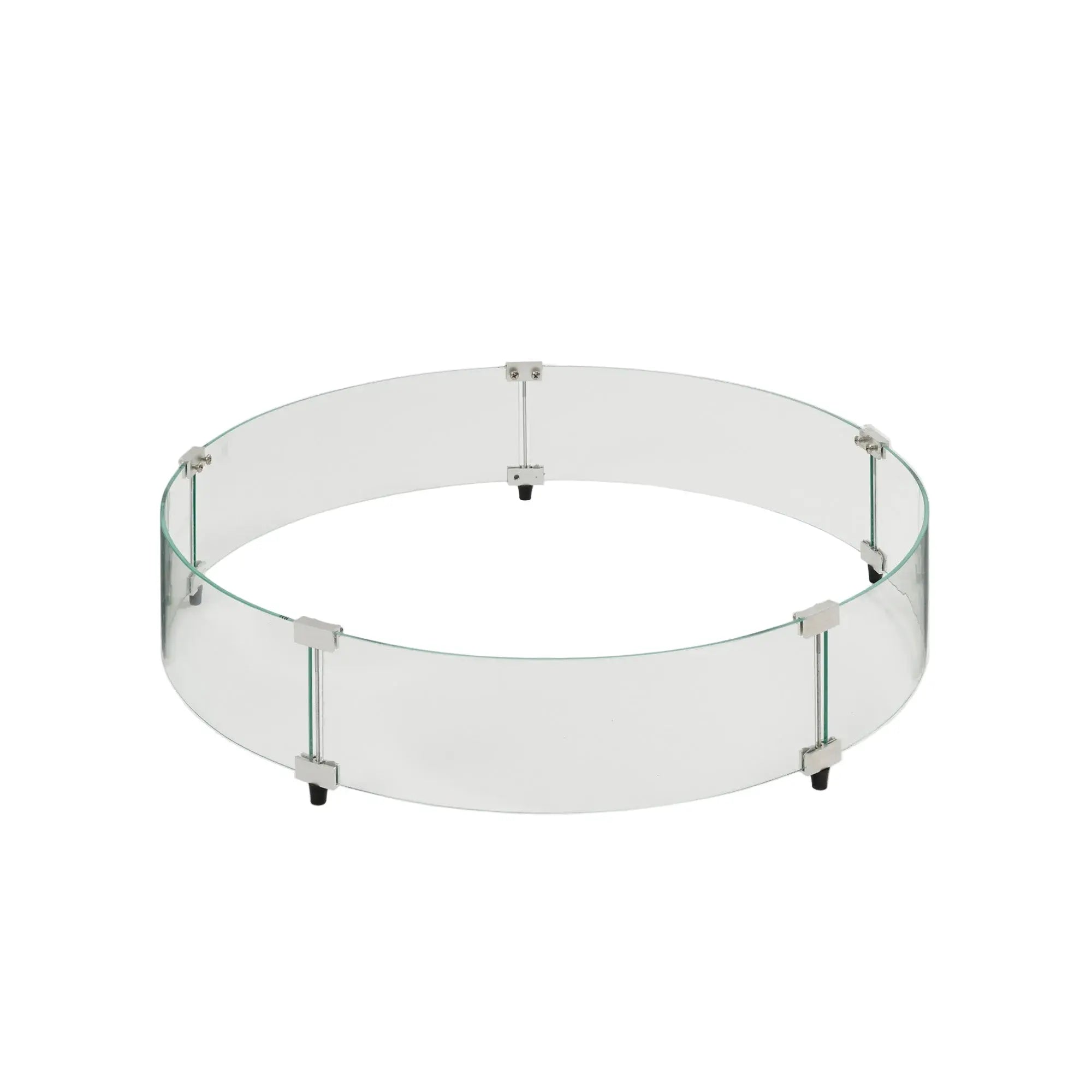 Round Glass Wind Guard - Outdoor GreatRoom Company The Outdoor GreatRoom Company