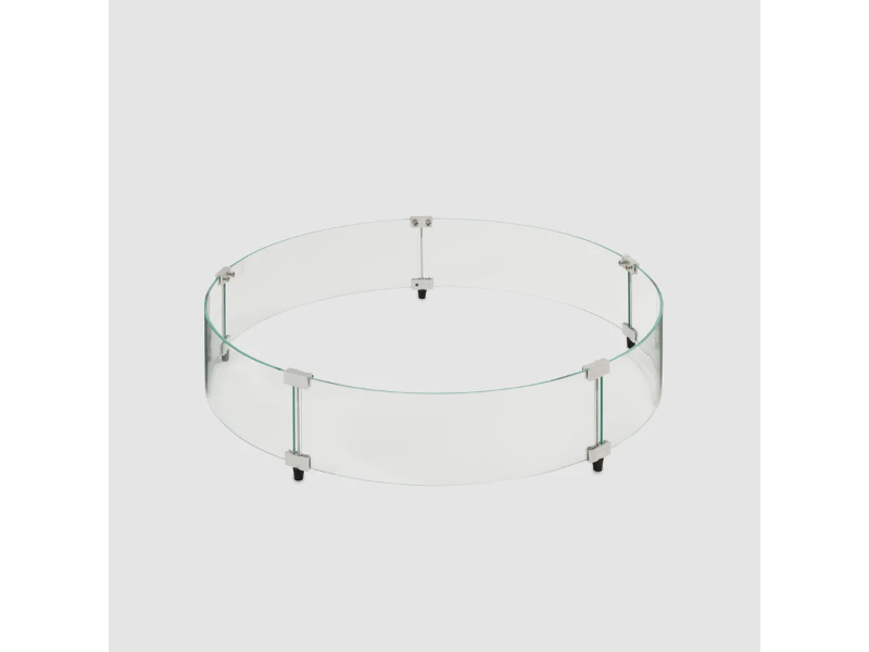 30" Round Glass Wind Guard