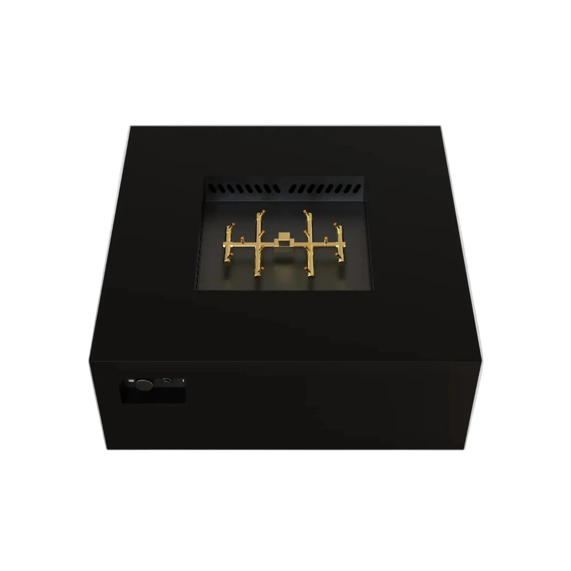 S40 AON 40″ Square Steel Gas Fire Table – Warming Trends Warming Trends