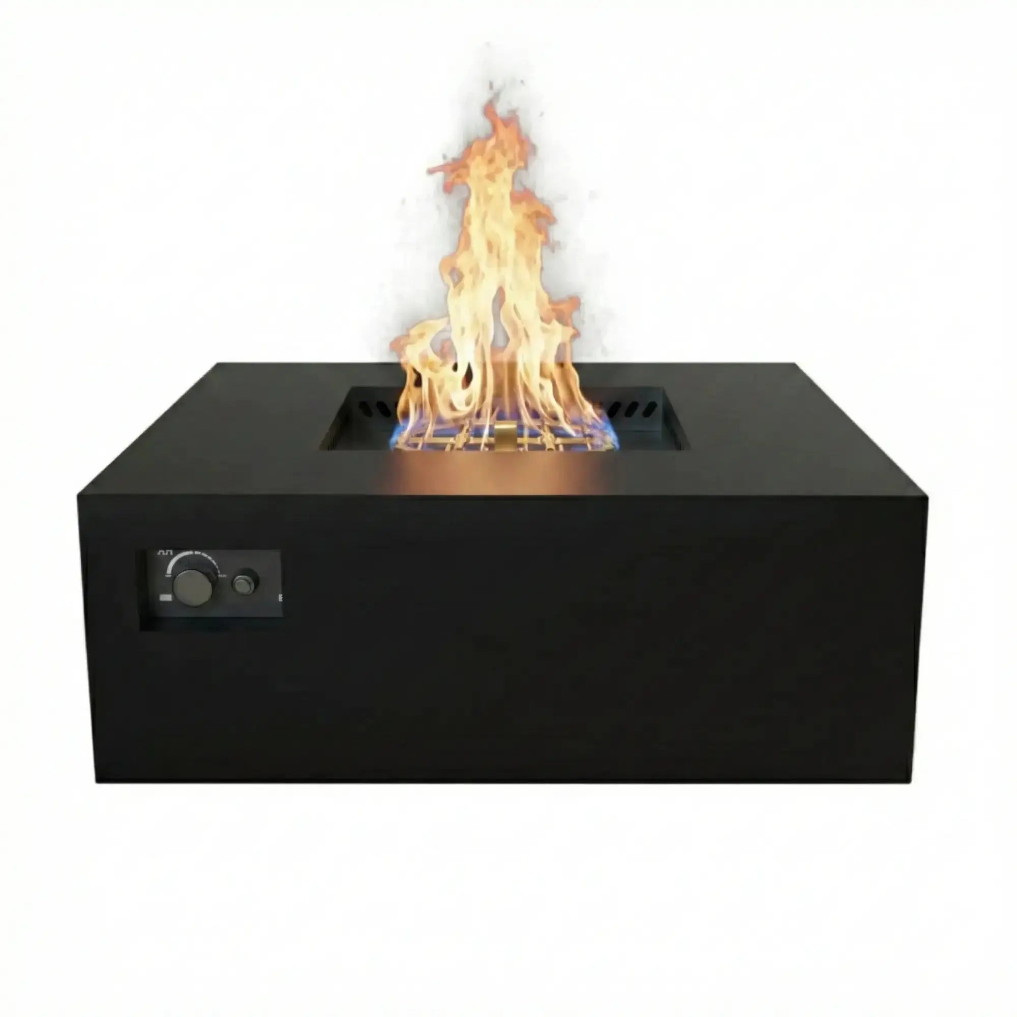 S40 AON 40″ Square Steel Gas Fire Table – Warming Trends Warming Trends