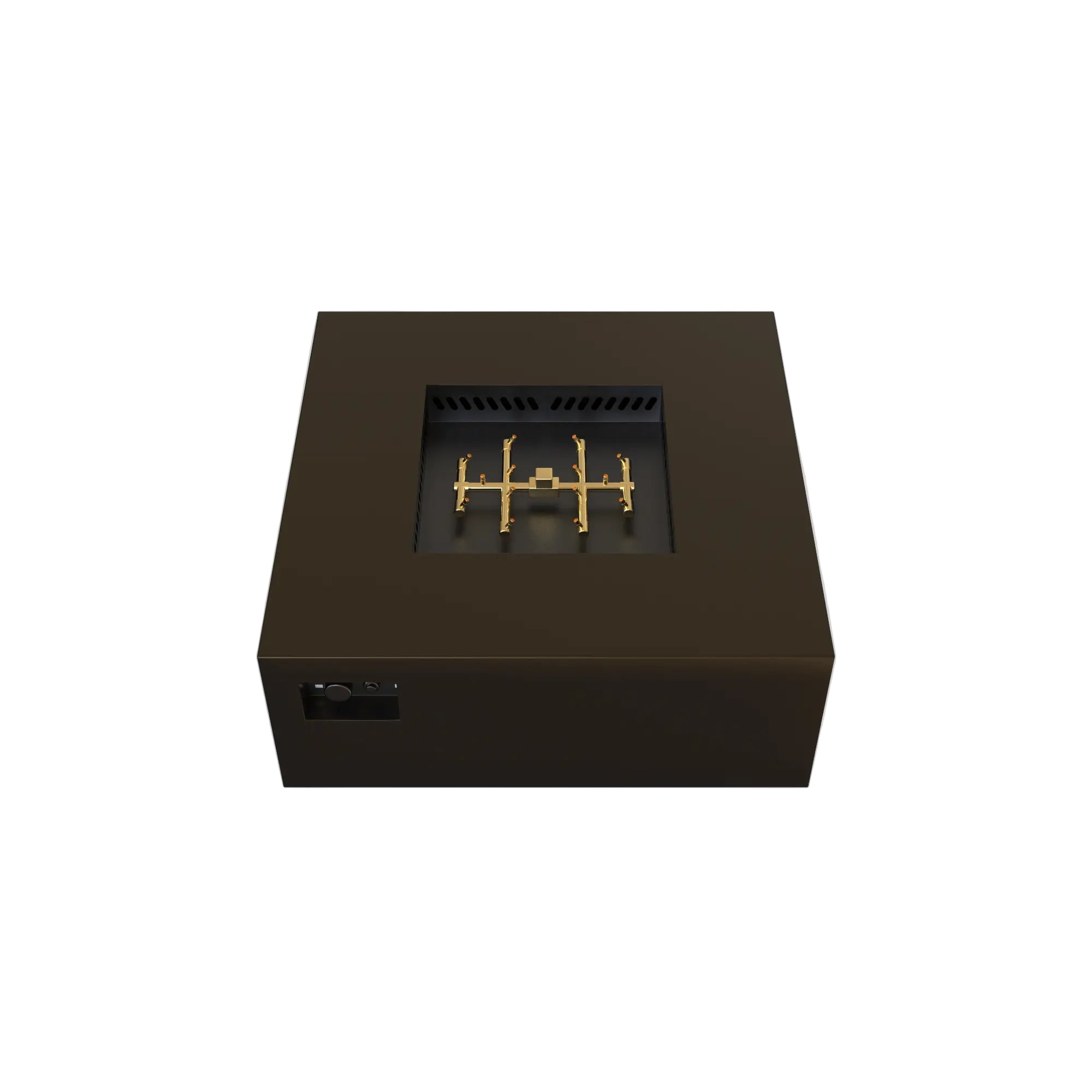 S40 AON 40″ Square Steel Gas Fire Table – Warming Trends