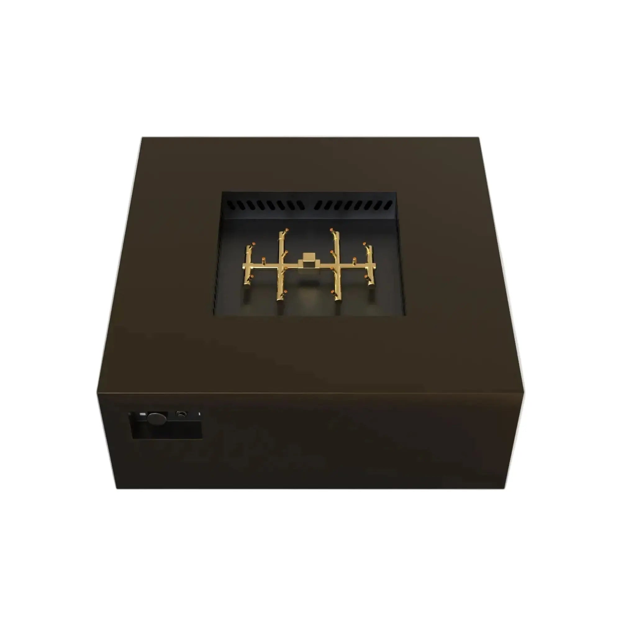 S40 AON 40″ Square Steel Gas Fire Table – Warming Trends Warming Trends