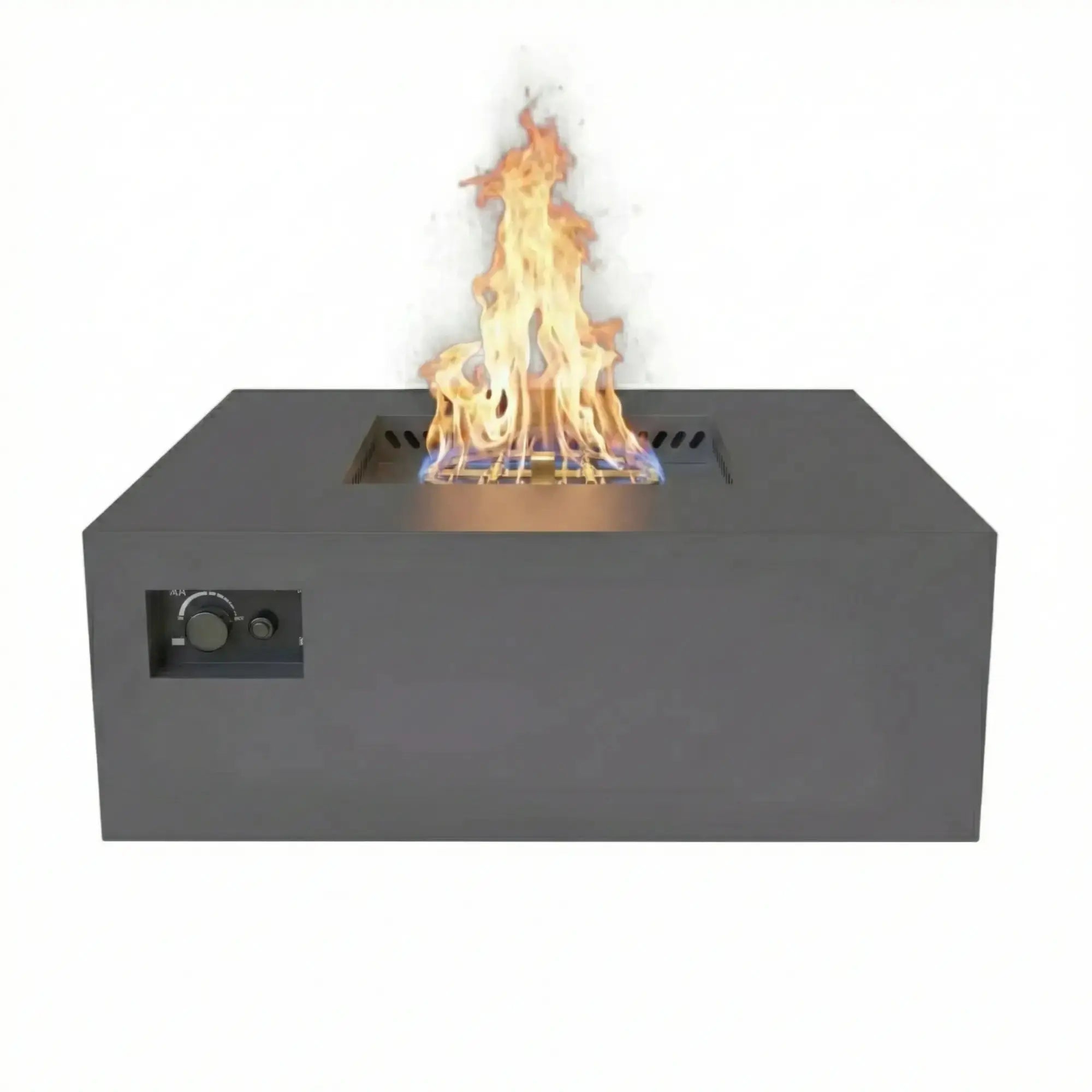 S40 AON 40″ Square Steel Gas Fire Table – Warming Trends Warming Trends