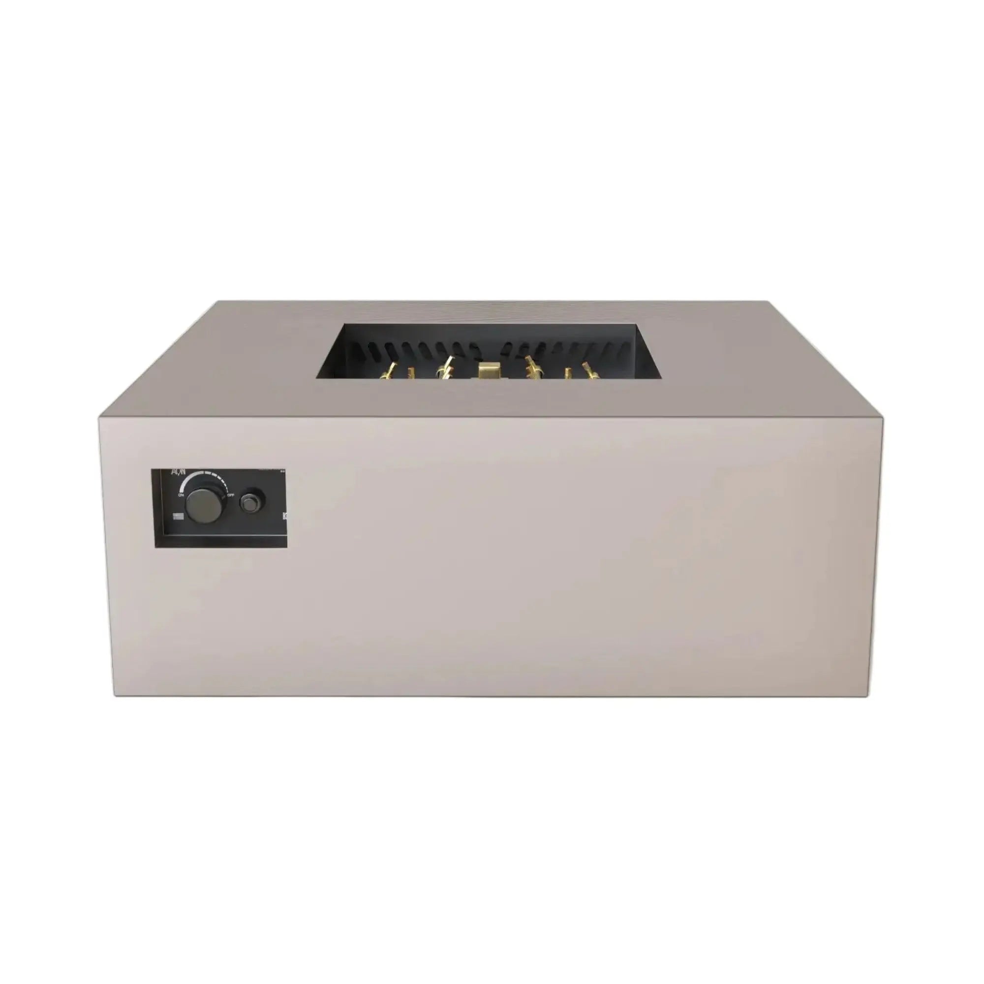 S40 AON 40″ Square Steel Gas Fire Table – Warming Trends Warming Trends