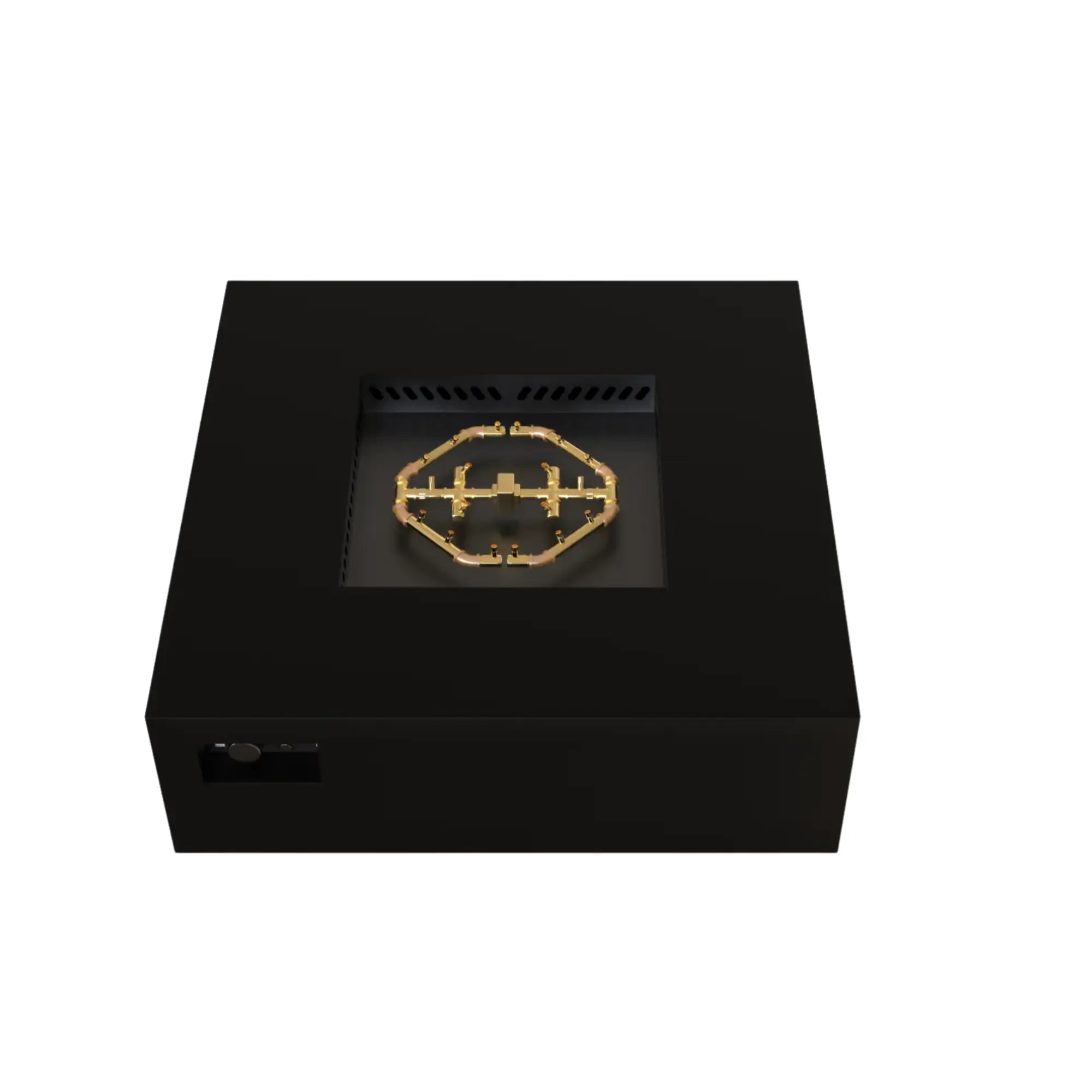 S48 AON 48″ Square Steel Gas Fire Table – Warming Trends Warming Trends